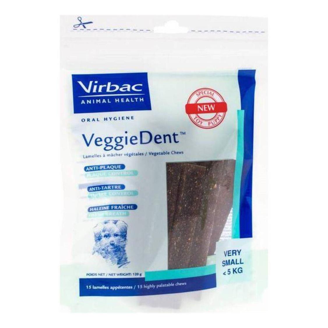Snack para Cão Adulto Extra Mini Veggiedent Fresh Virbac