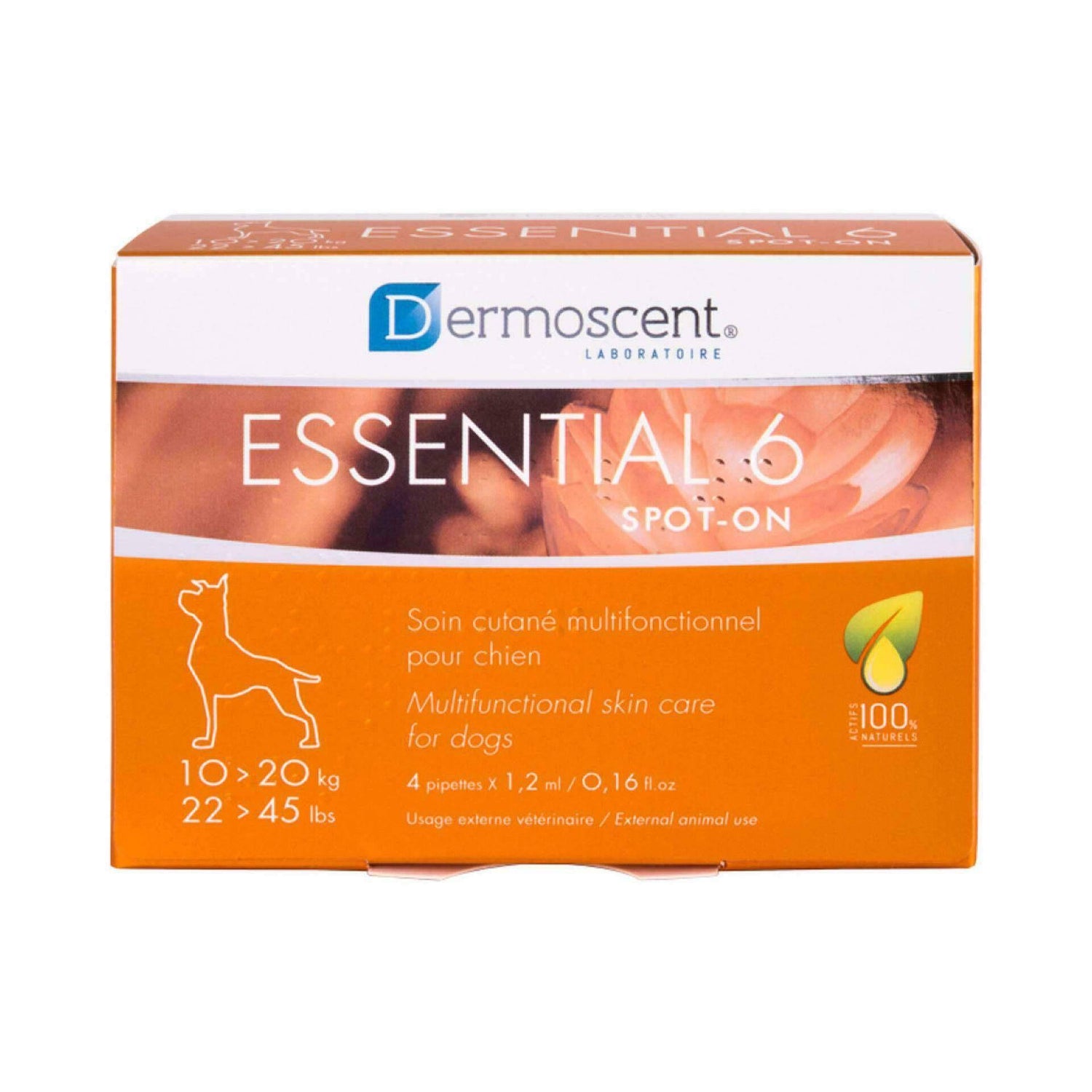 Dermoscent Essential 6 Spot on para Cão 10-20 kg