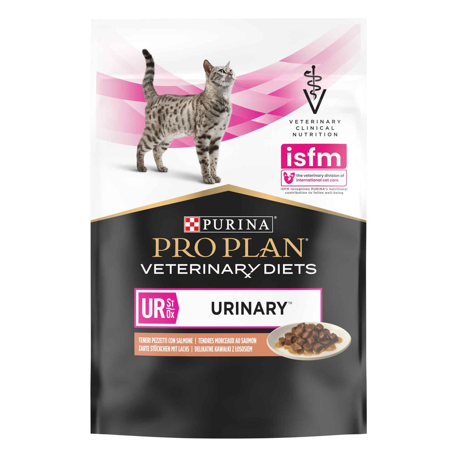Comida Húmida para Gato Urinary Salmão Saquetas Purina Pro Plan Veterinary Diets