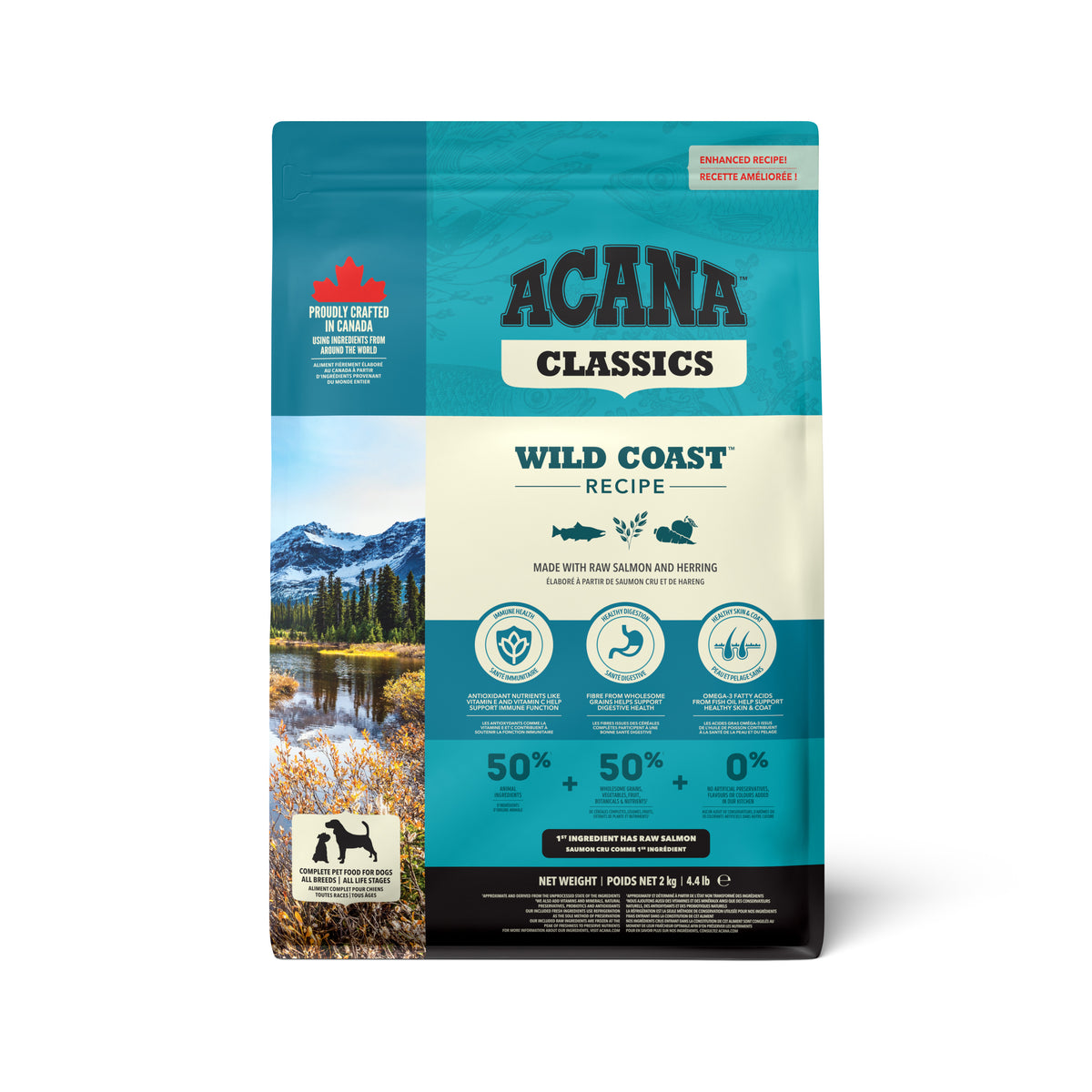 Ração para Cão Classics Wild Coast Recipe Acana