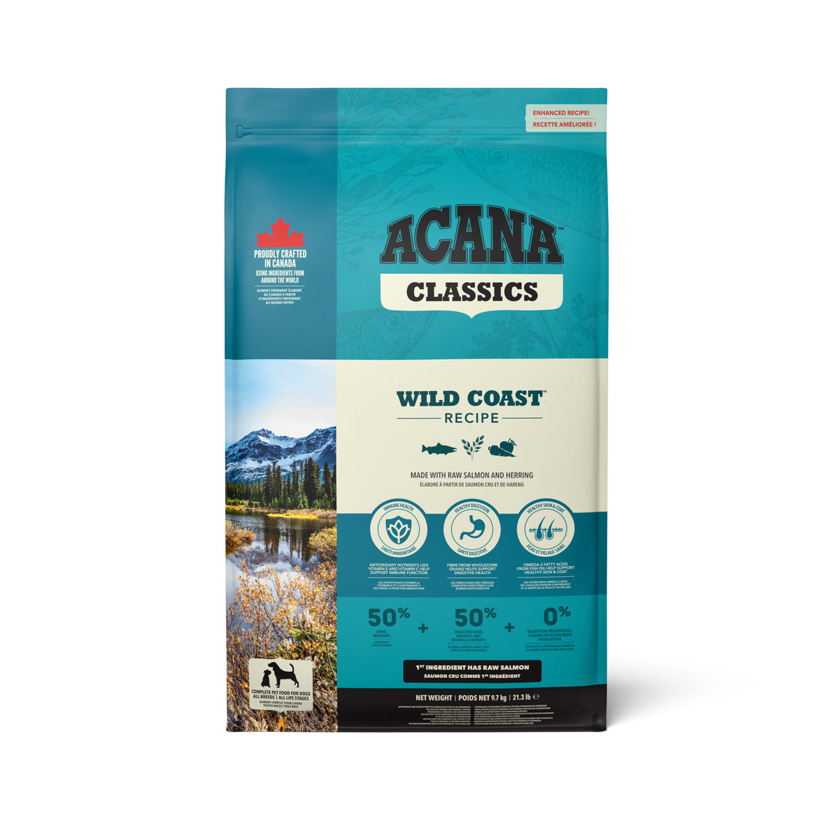 Ração para Cão Classics Wild Coast Recipe Acana