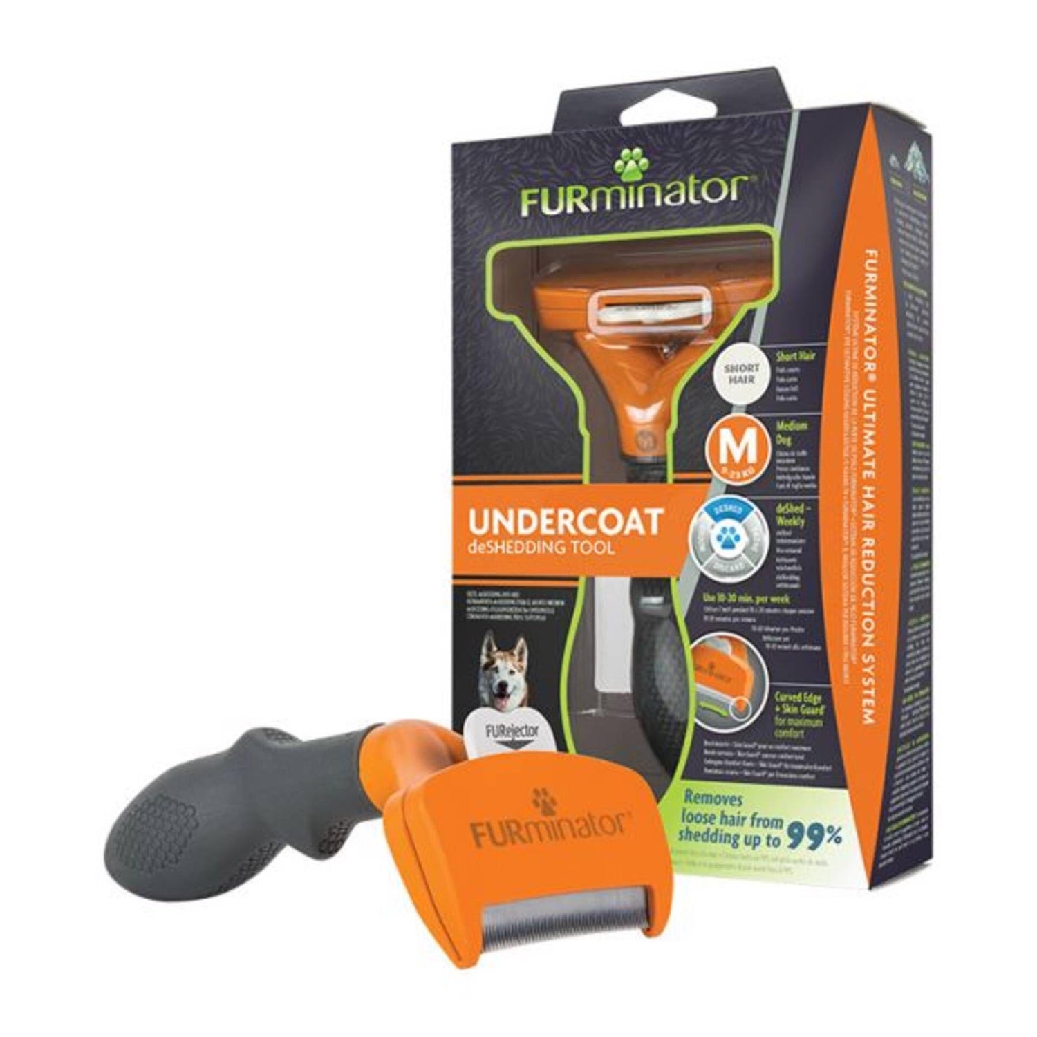 Escova para Cão Pelo Curto Furminator