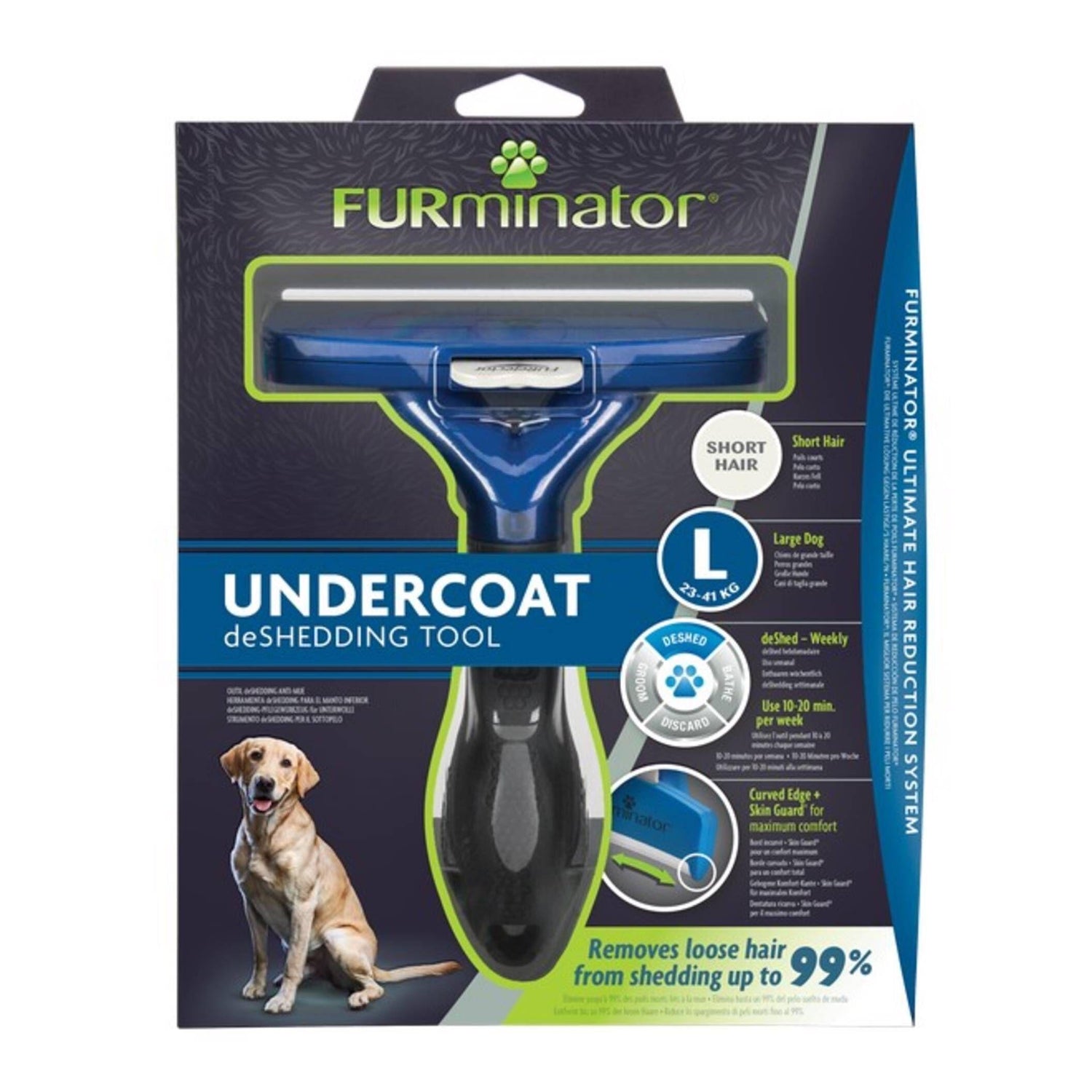 Escova para Cão Pelo Curto Furminator