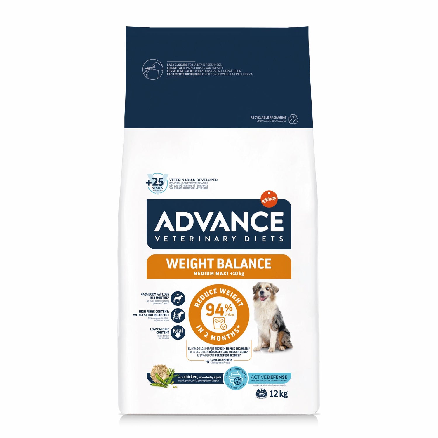 Ração para Cão Adulto Weight Balance Affinity Advance Veterinary Diets