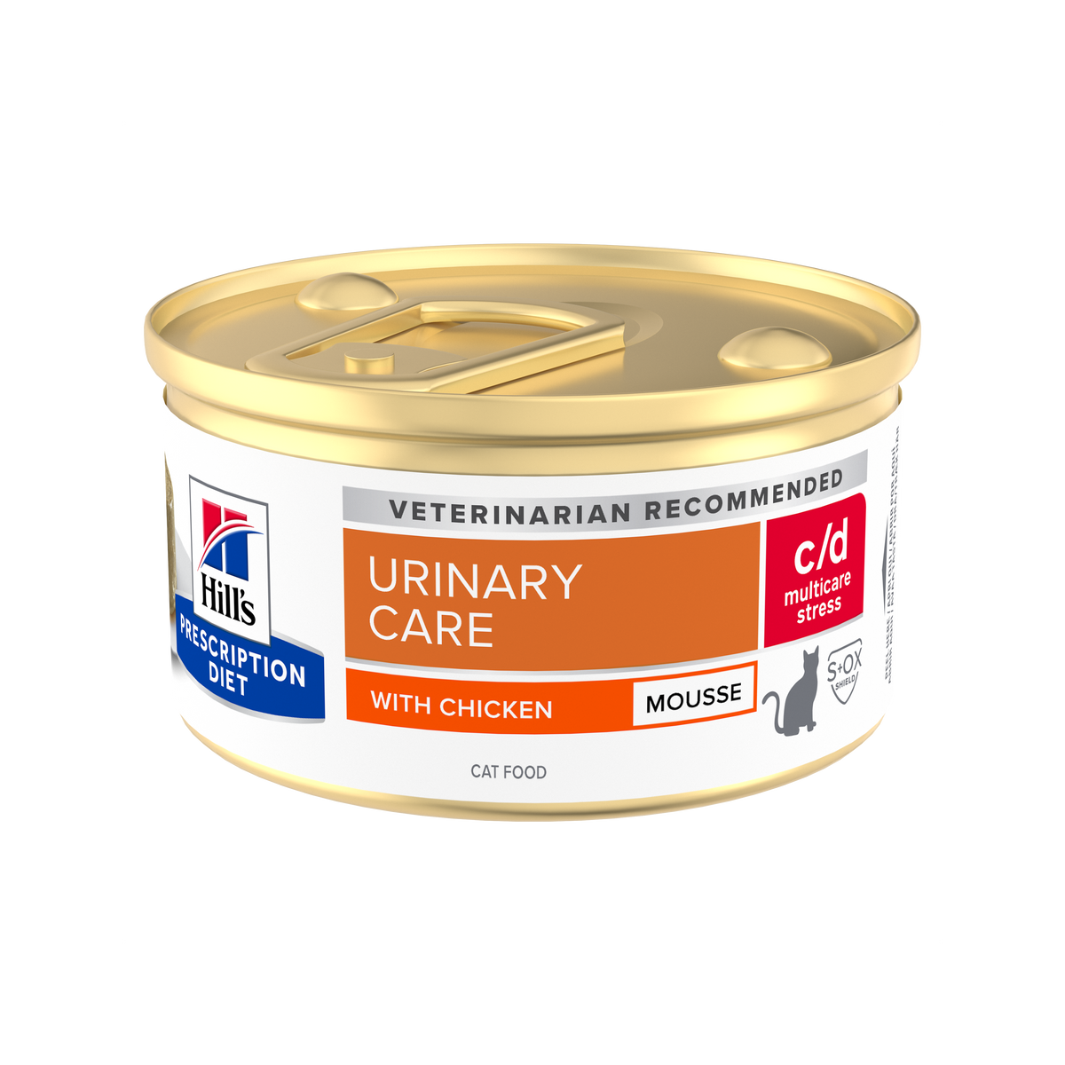 Comida Húmida para Gato c/d Multicare Stress Frango Hill's Prescription Diet