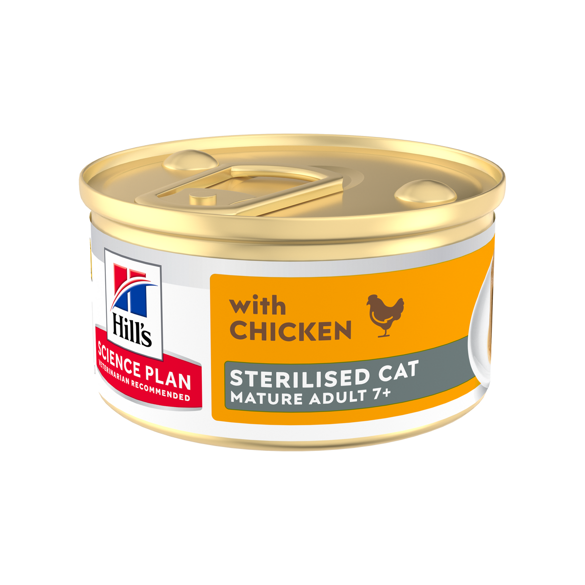 Comida Húmida para Gato Adulto Maturo Esterilizado Frango Hill's Science Plan