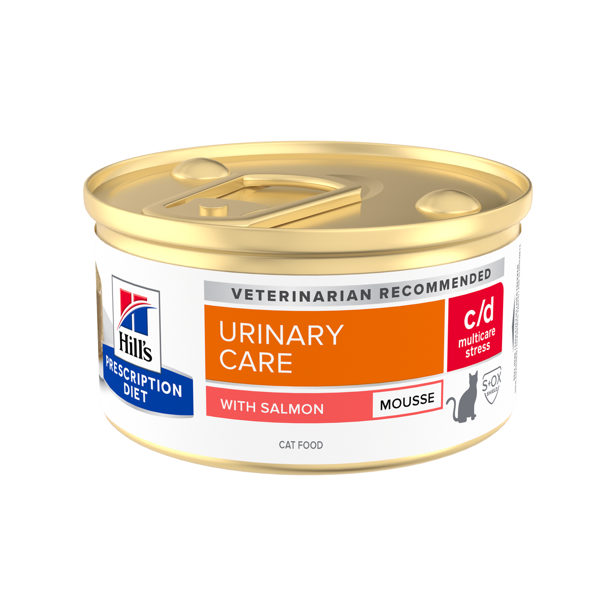 Comida Húmida para Gato c/d Multicare Stress Salmão Hill's Prescription Diet