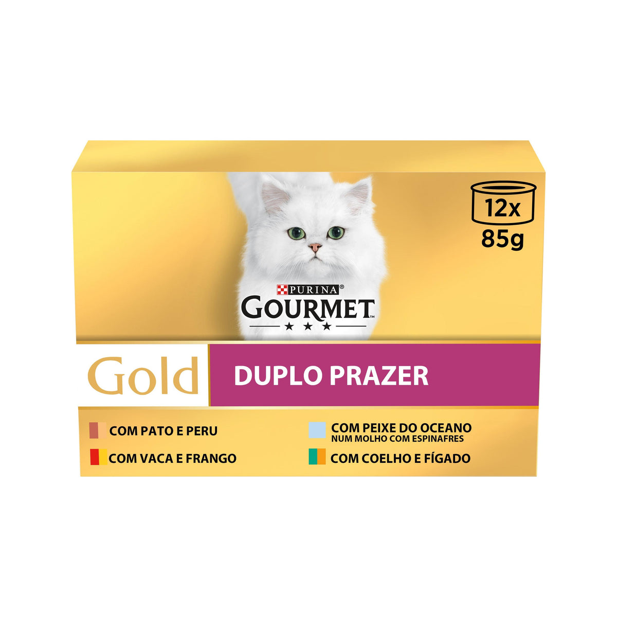 Comida Húmida para Gato Seleção Duplo Prazer Multipack Purina Gourmet Gold