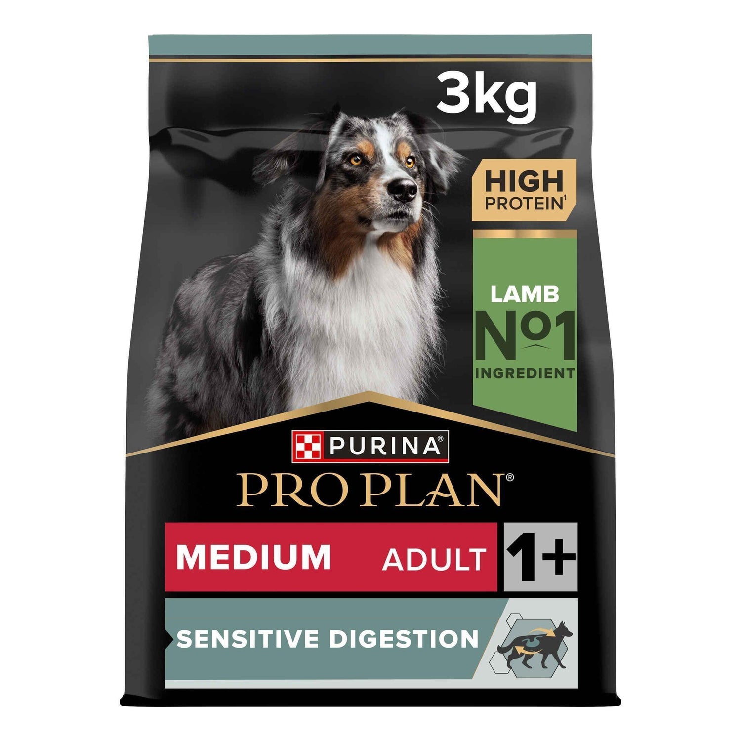Ração para Cão Adulto Médio Sensitive Digestion Borrego Purina Pro Plan