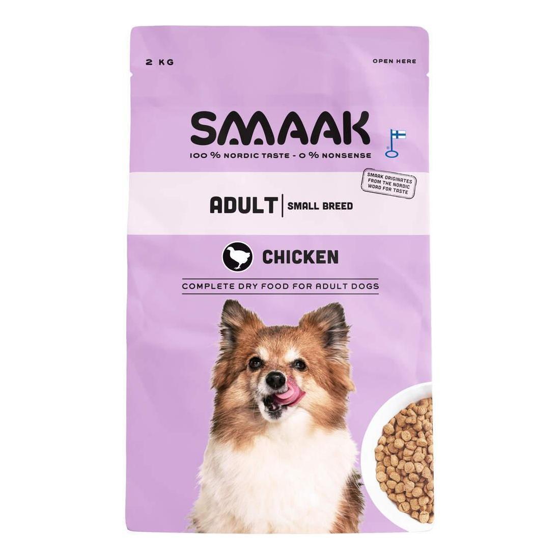 Ração para Cão Adulto Raças Pequenas Frango Smaak