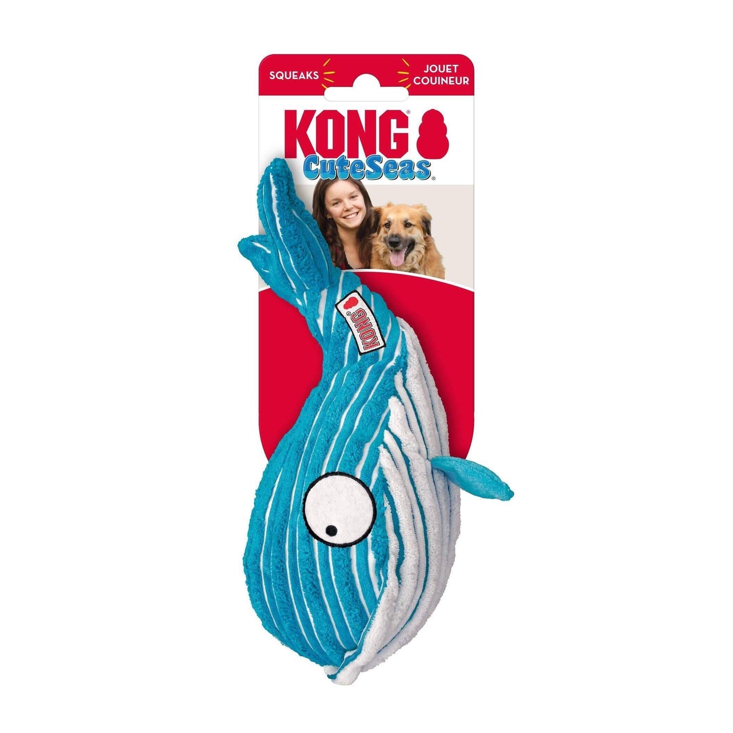 Brinquedo para Cão Cuteseas Whale L Kong