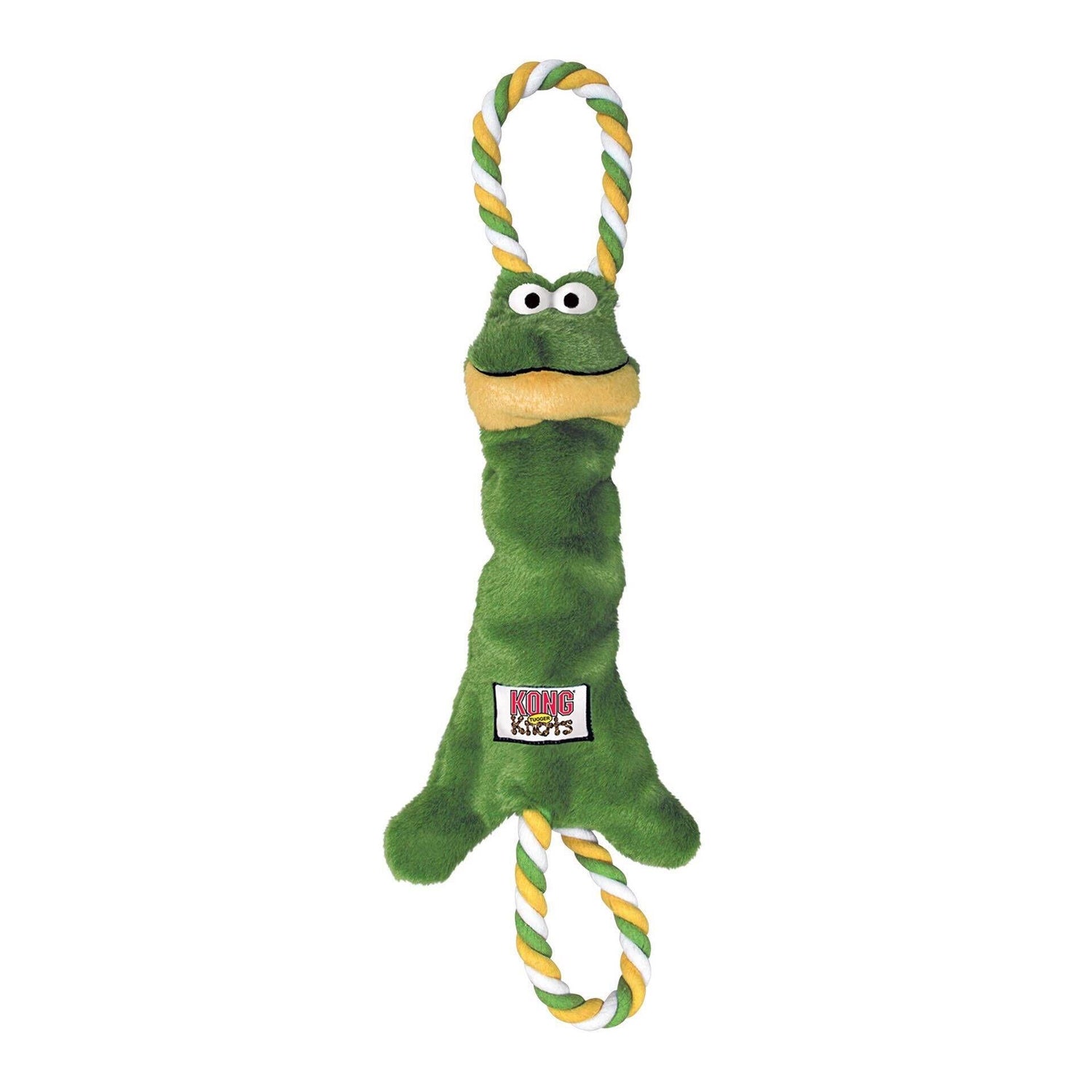 Brinquedo para Cão Tuggerknots Frog S/M Kong