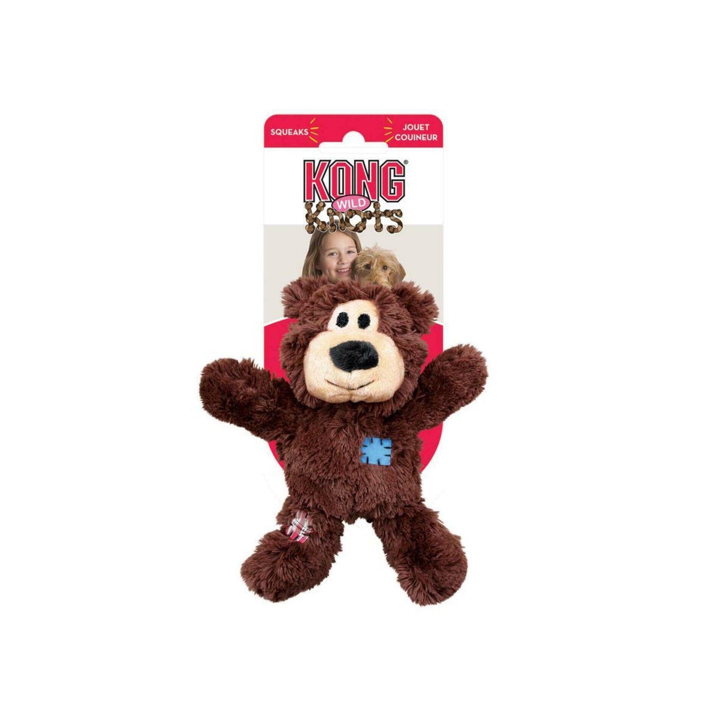 Brinquedo para Cão Kong Wildknots Bears Xs