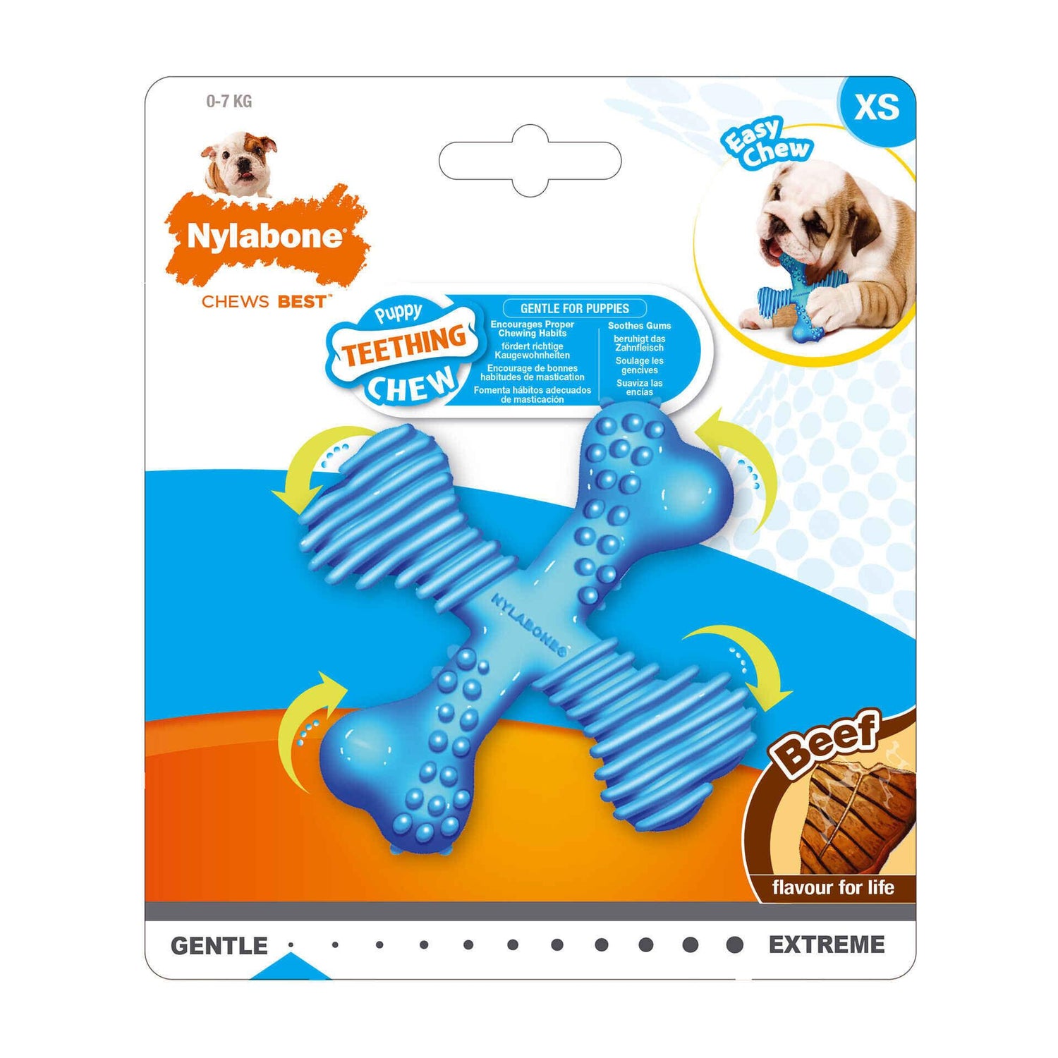 Osso para Cão Júnior Carne Vaca Nylabone