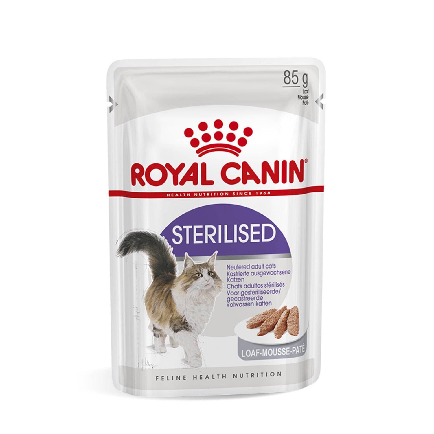Comida Húmida para Gato Adulto Esterilizado Loaf Royal Canin