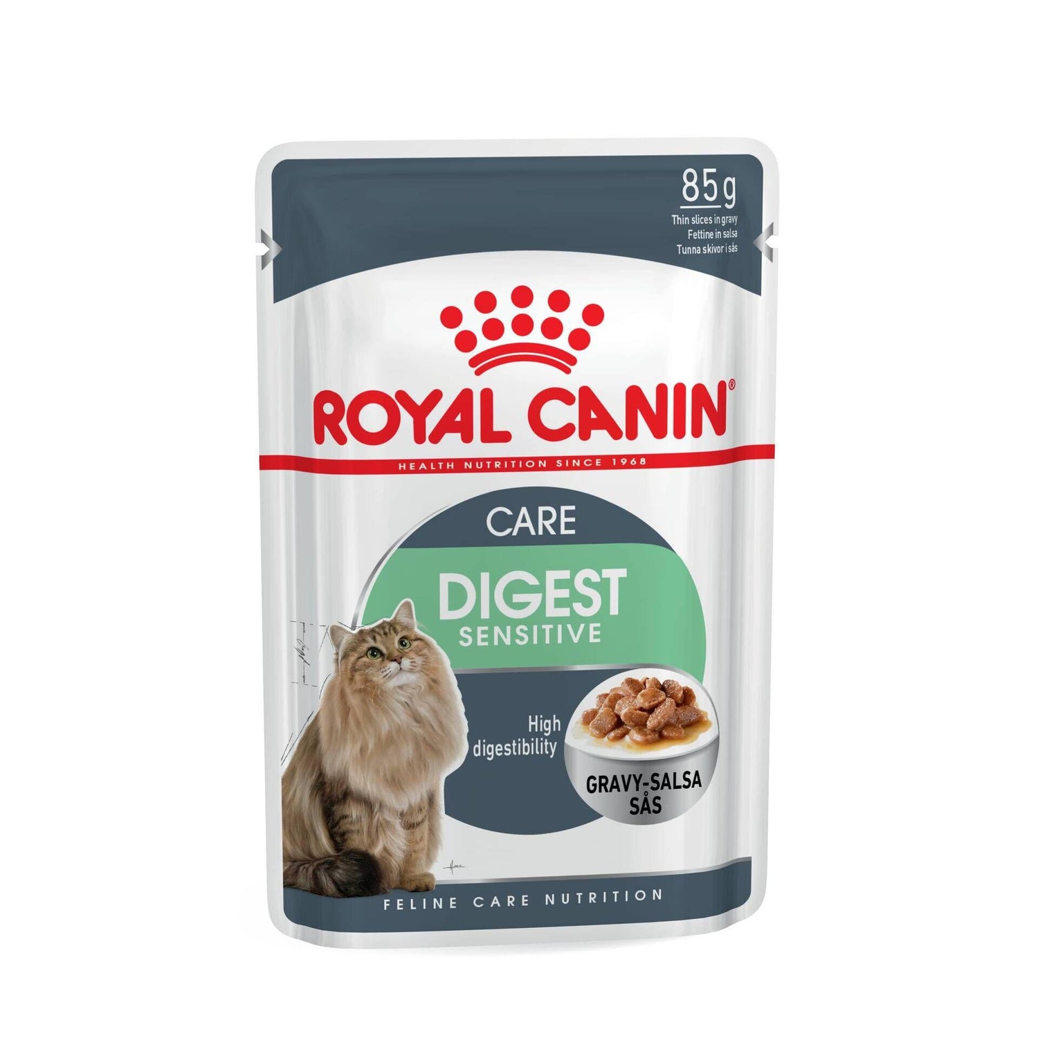 Comida Húmida para Gato Adulto Digest Sensitive Saquetas Royal Canin
