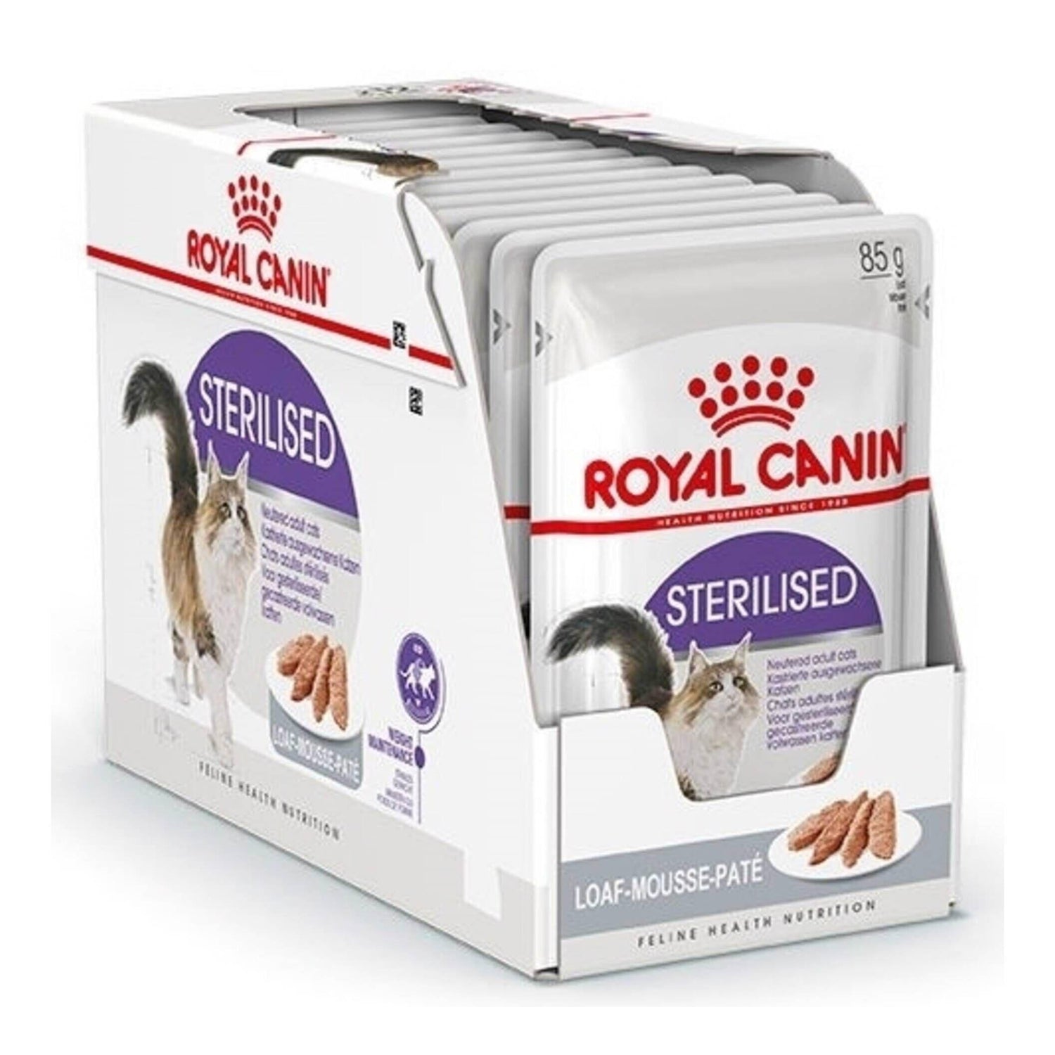 Pack Comida Húmida para Gato Adulto Esterilizado Loaf Royal Canin