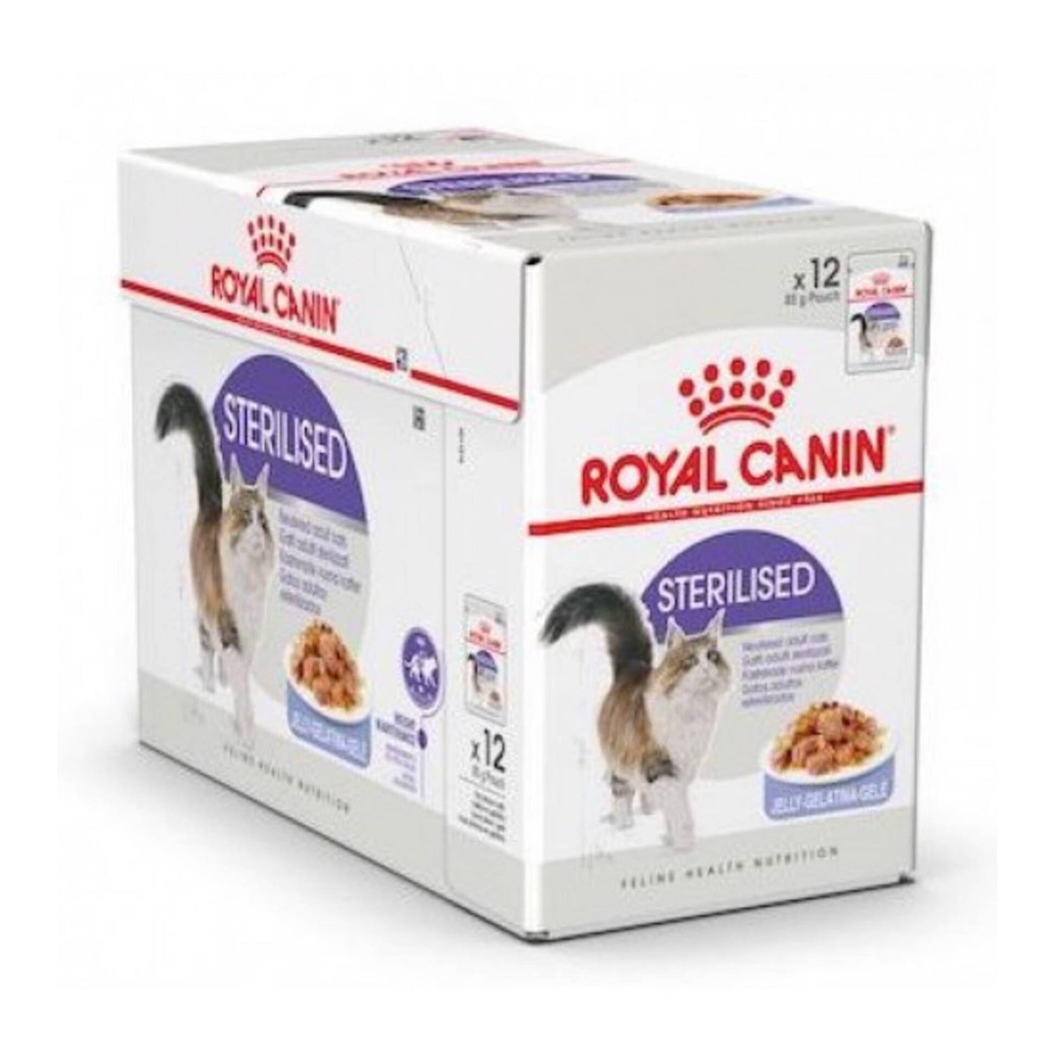 Pack Comida Húmida para Gato Adulto Esterilizado Saquetas Gelatina Royal Canin