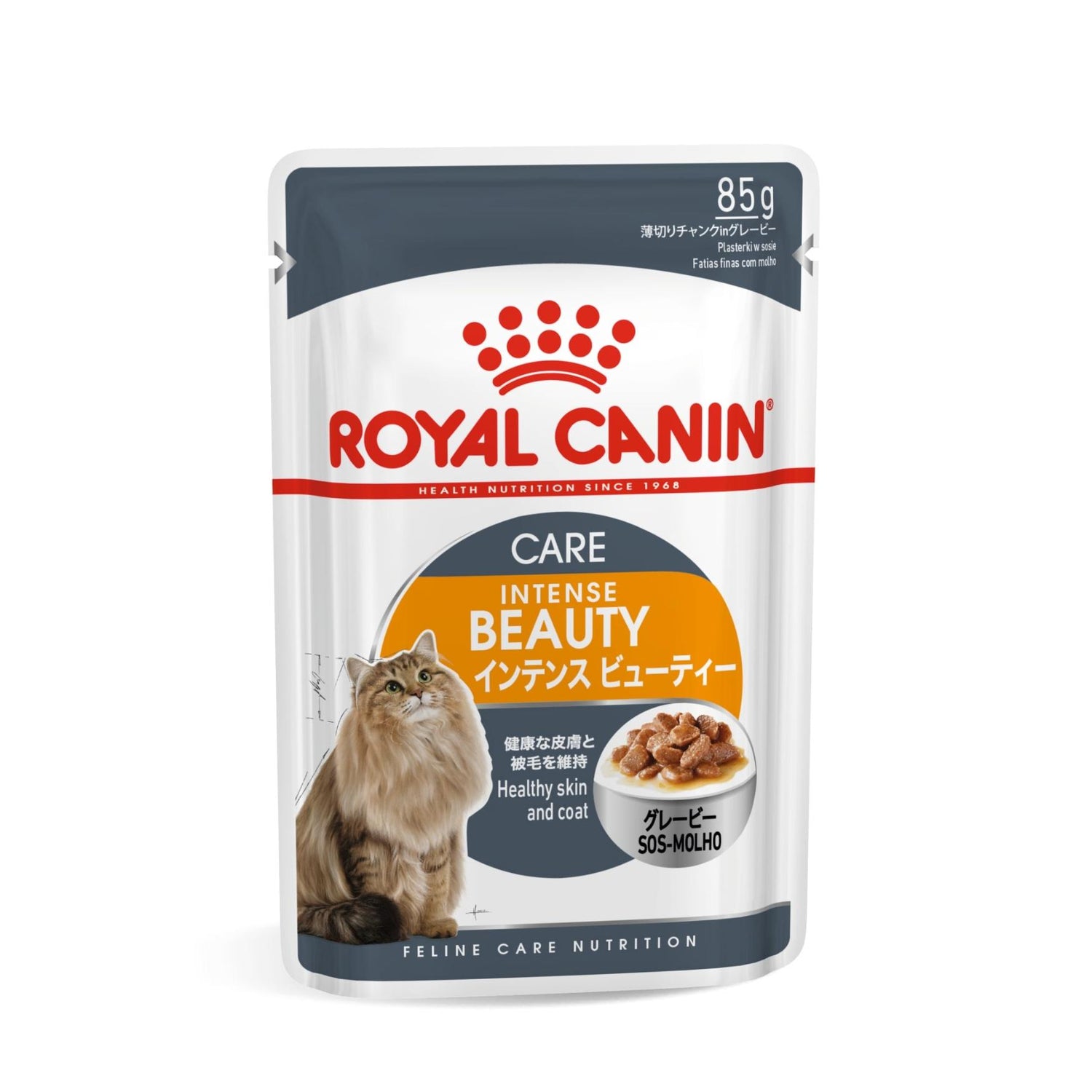 Pack Comida Húmida para Gato Adulto Intense Beauty Saquetas Royal Canin