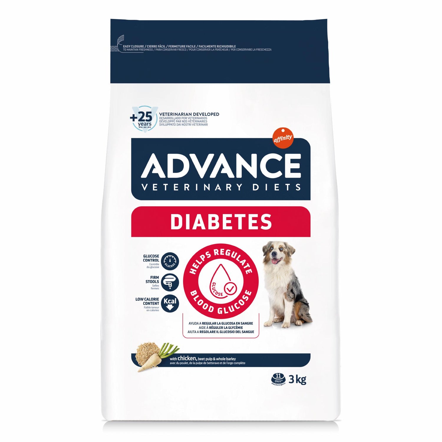 Ração para Cão Adulto Diabetes Affinity Advance Veterinary Diets