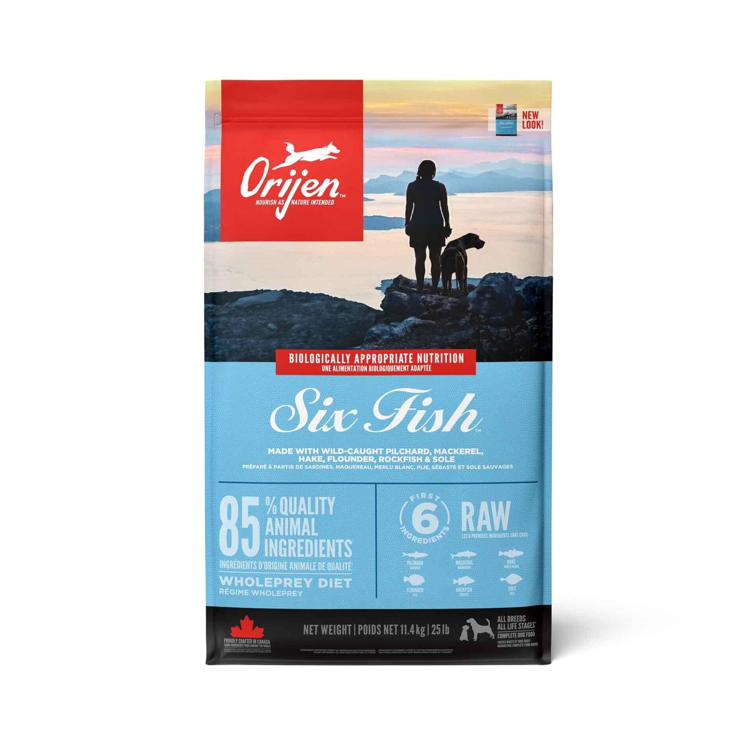 Ração para Cão Adulto Six Fish Orijen