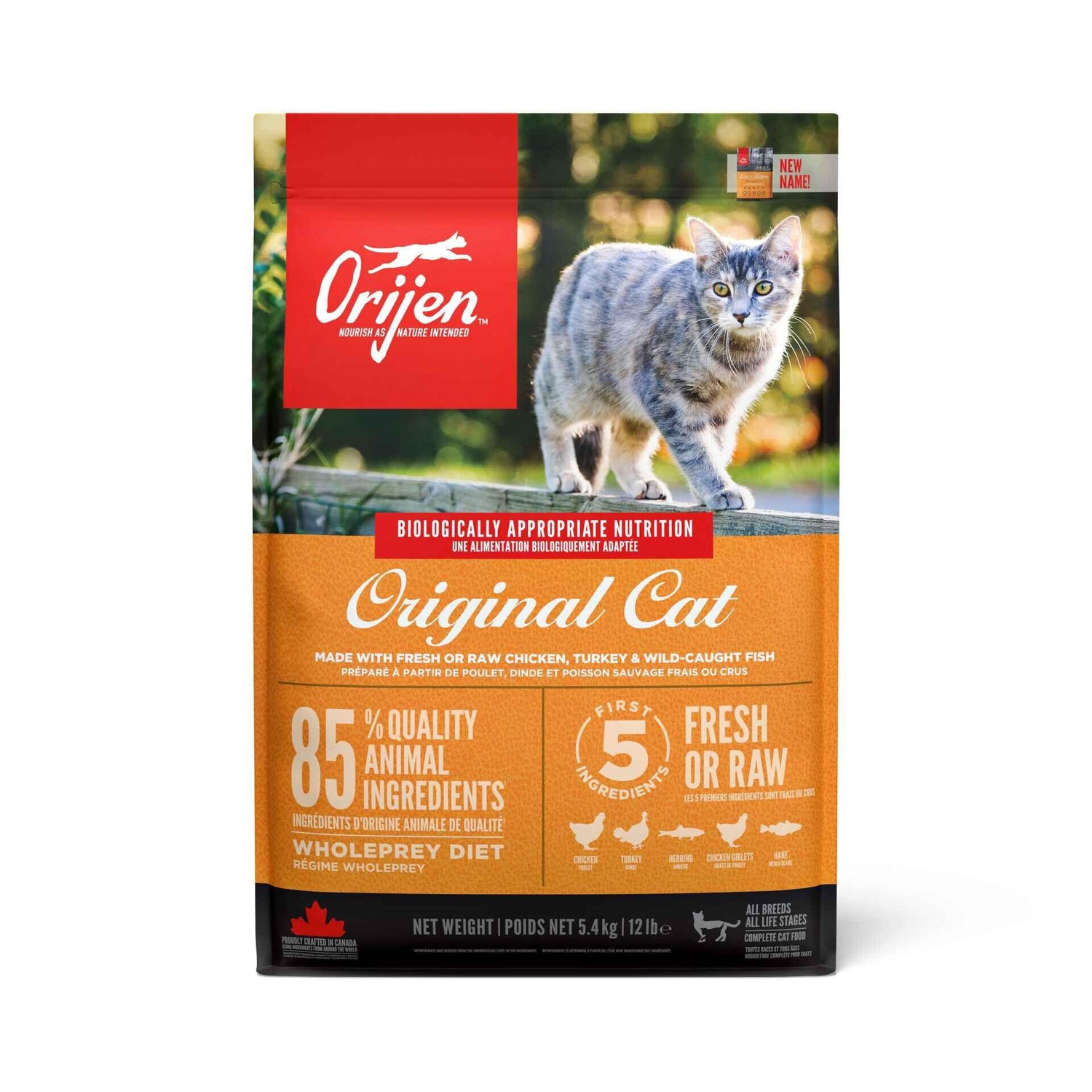 Ração para Gato Adulto Frango Original Orijen