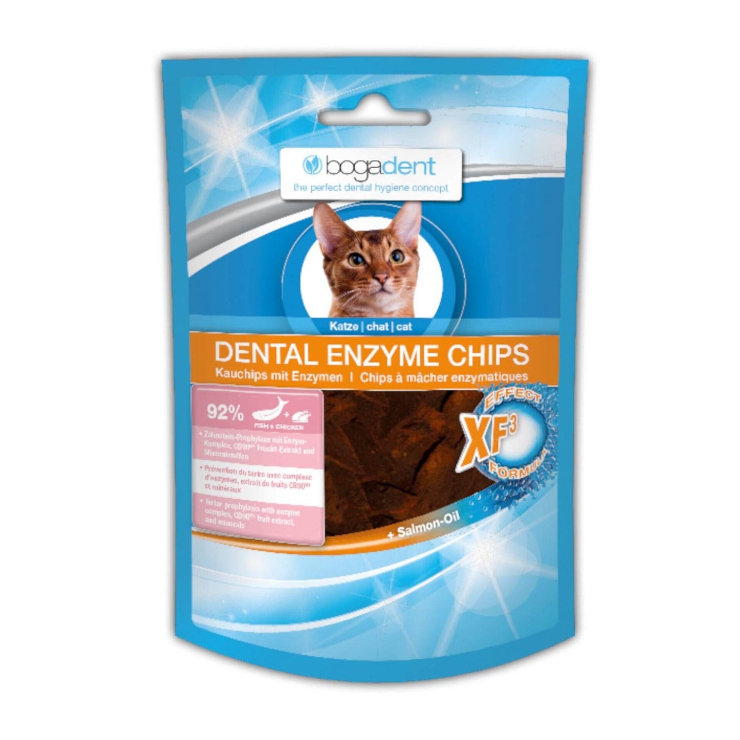 Snack para Gato Chips Dental Peixe Bogadent
