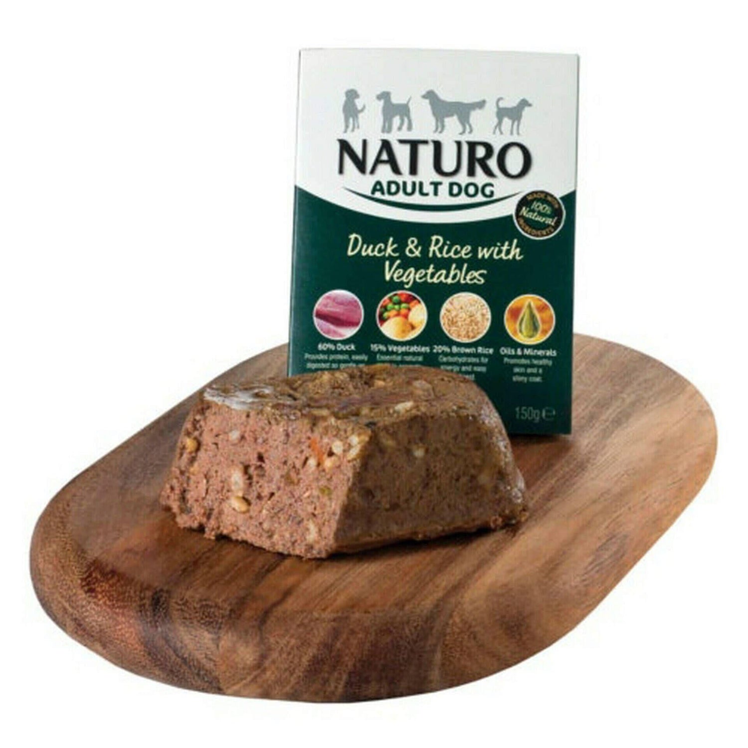 Comida Húmida para Cão Adulto Pato Naturo