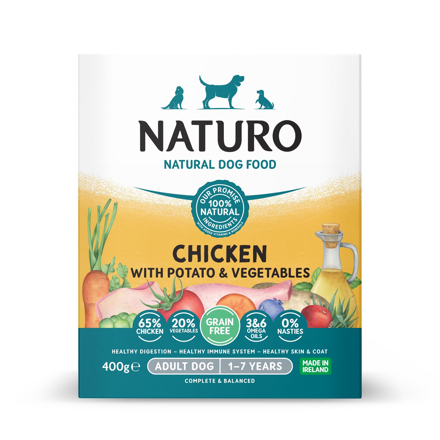Comida Húmida para Cão Galinha Grain Free Naturo