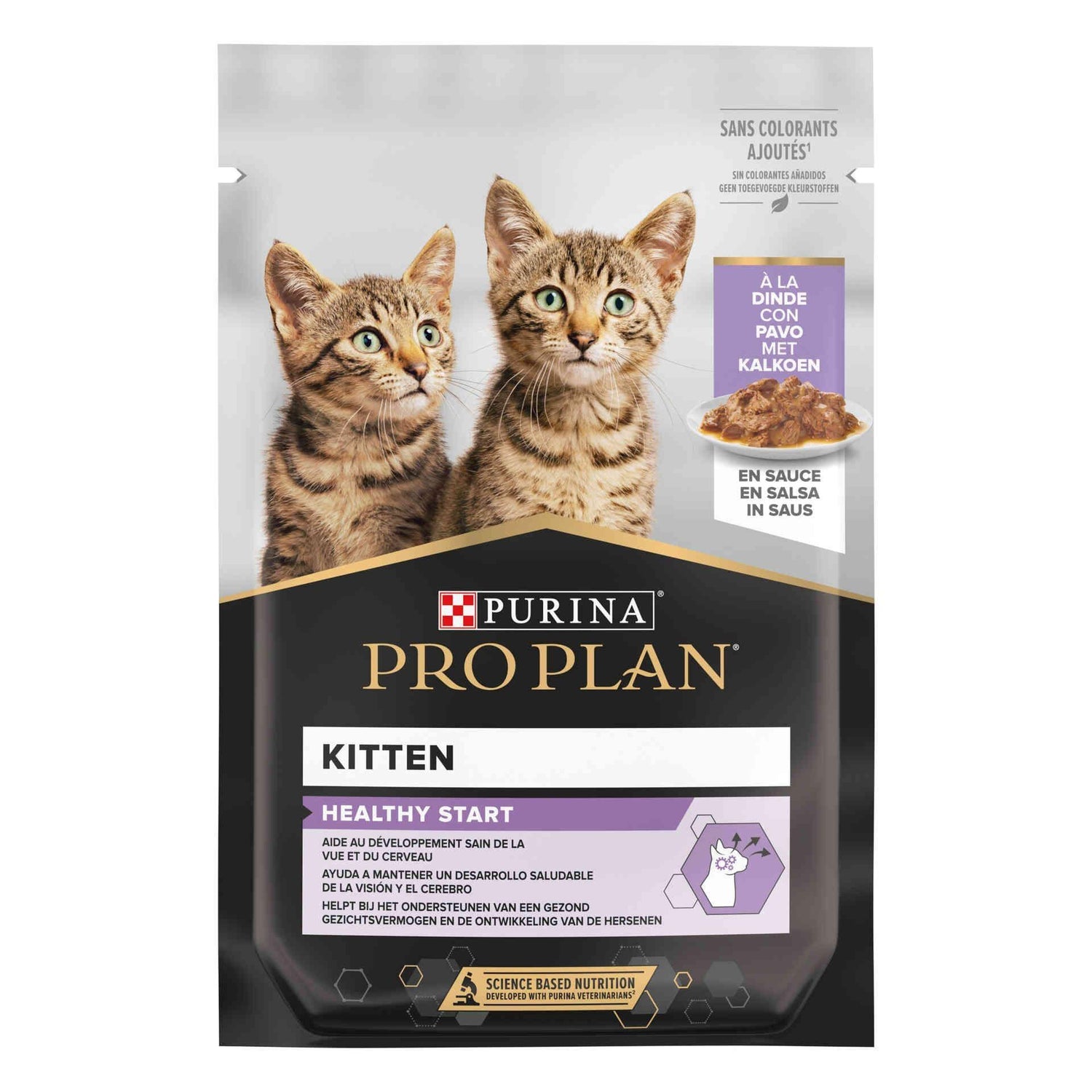 Comida Húmida para Gato Júnior Peru Nutri Savour Saquetas Purina Pro Plan