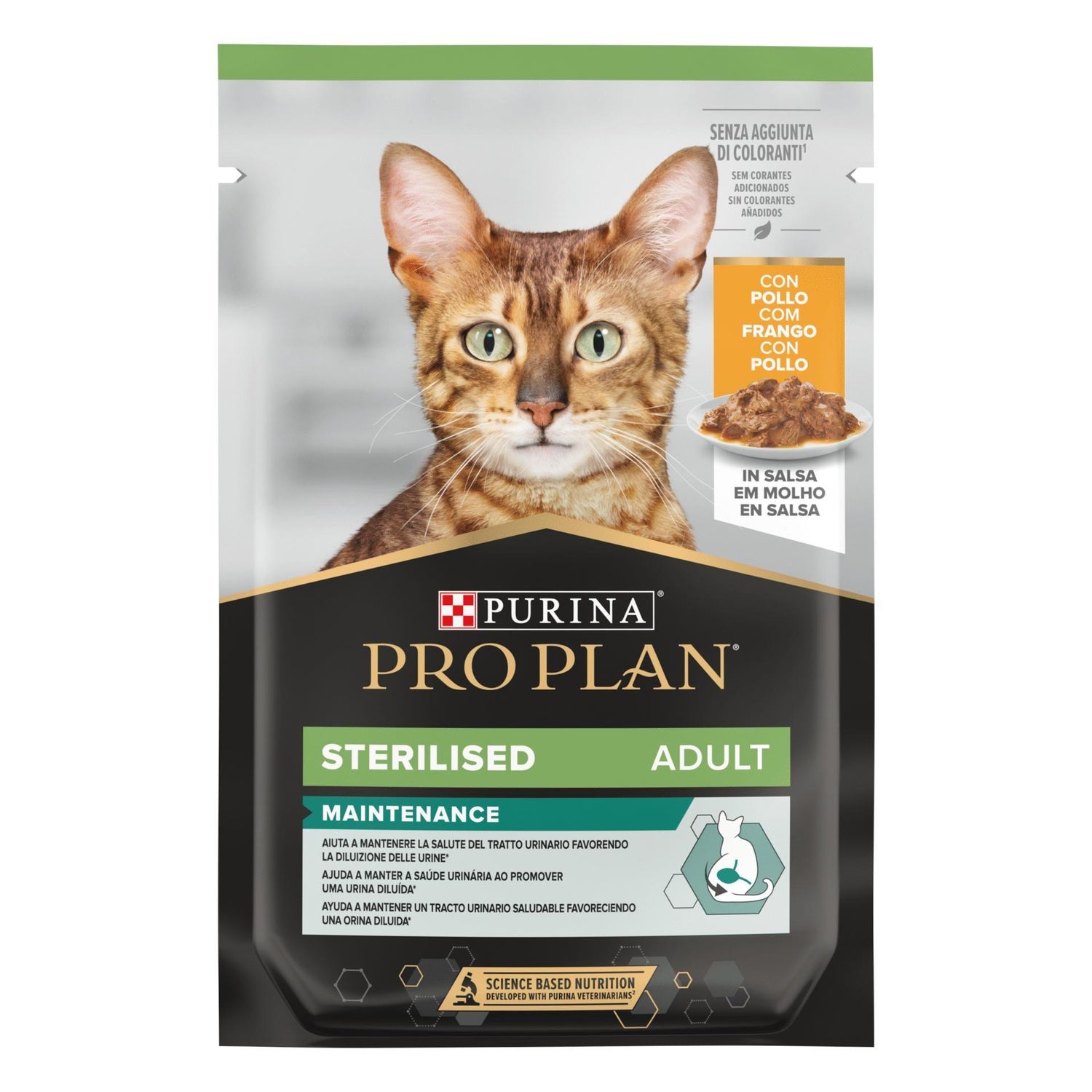 Comida Húmida para Gato Adulto Esterilizado Frango Nutri Savour Saquetas Purina Pro Plan
