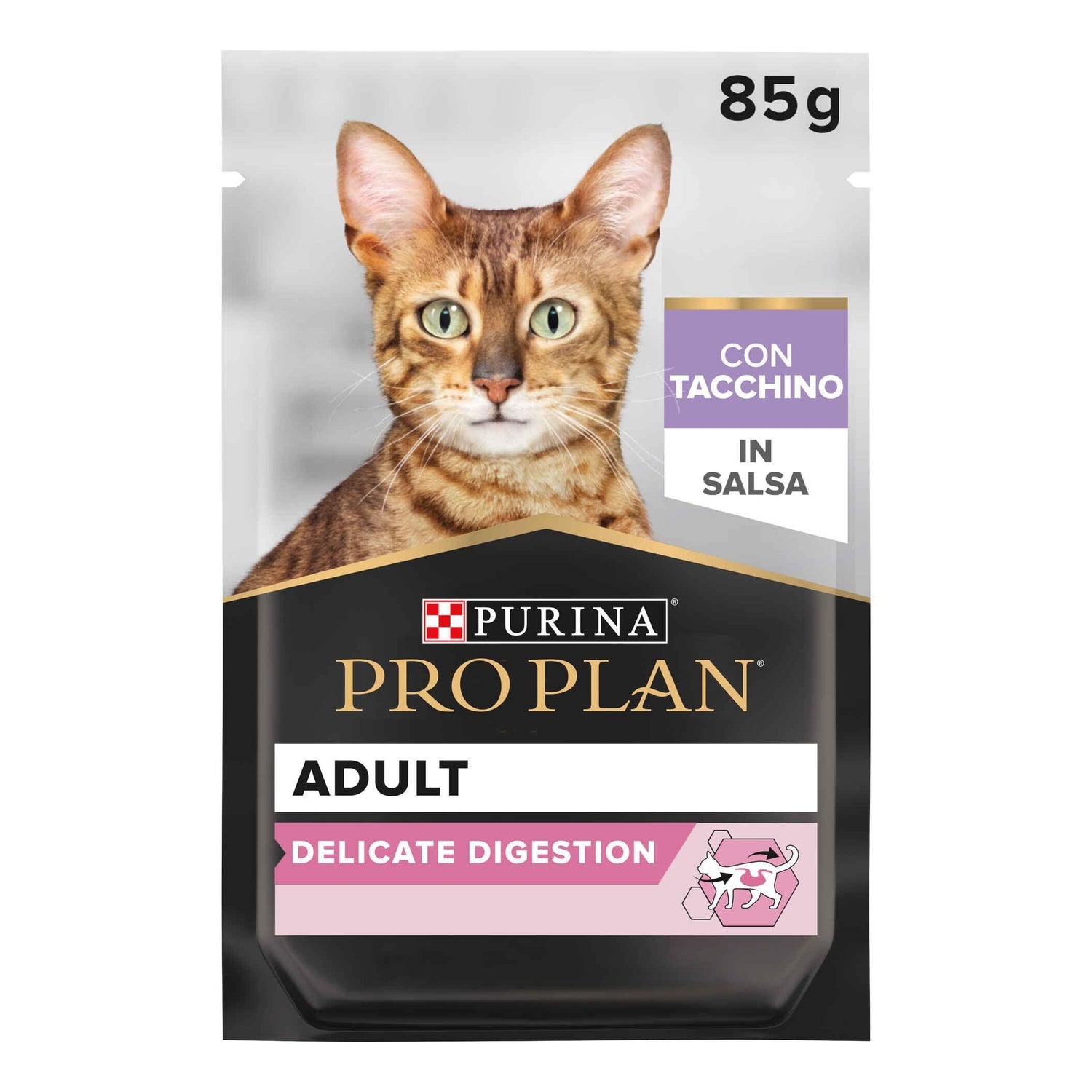 Comida Húmida para Gato Adulto Delicate Peru Nutri Savour Saquetas Purina Pro Plan