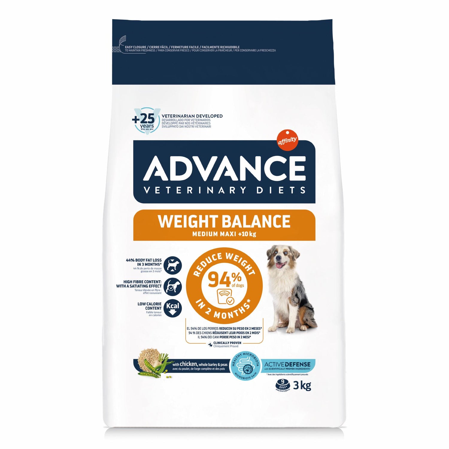 Ração para Cão Adulto Weight Balance Affinity Advance Veterinary Diets