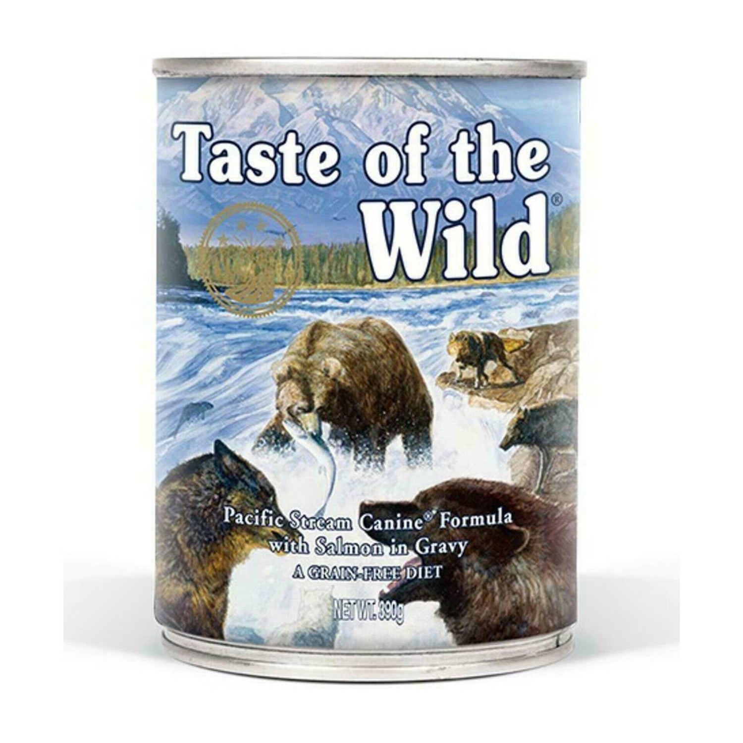 Comida Húmida para Cão Adulto Sem Cereais Salmão Lata Taste of the Wild