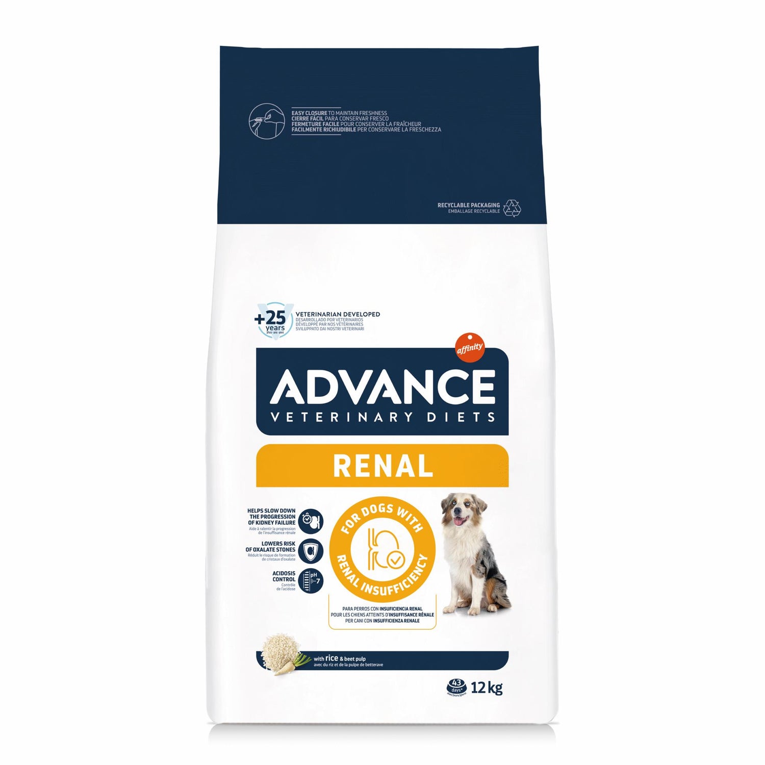 Ração para Cão Adulto Renal Affinity Advance Veterinary Diets