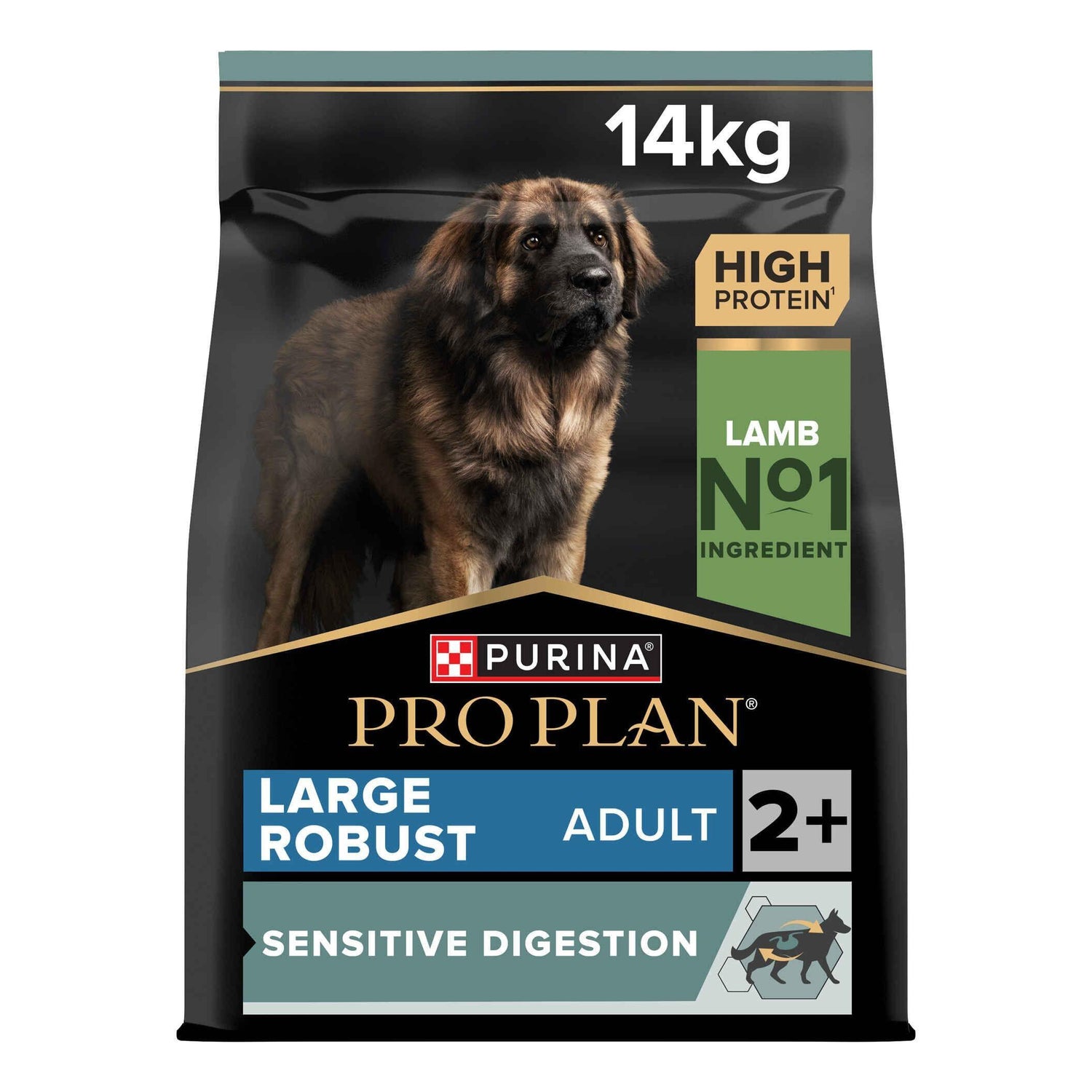 Ração para Cão Adulto Maxi Robusto Sensitive Digestion Borrego Purina Pro Plan