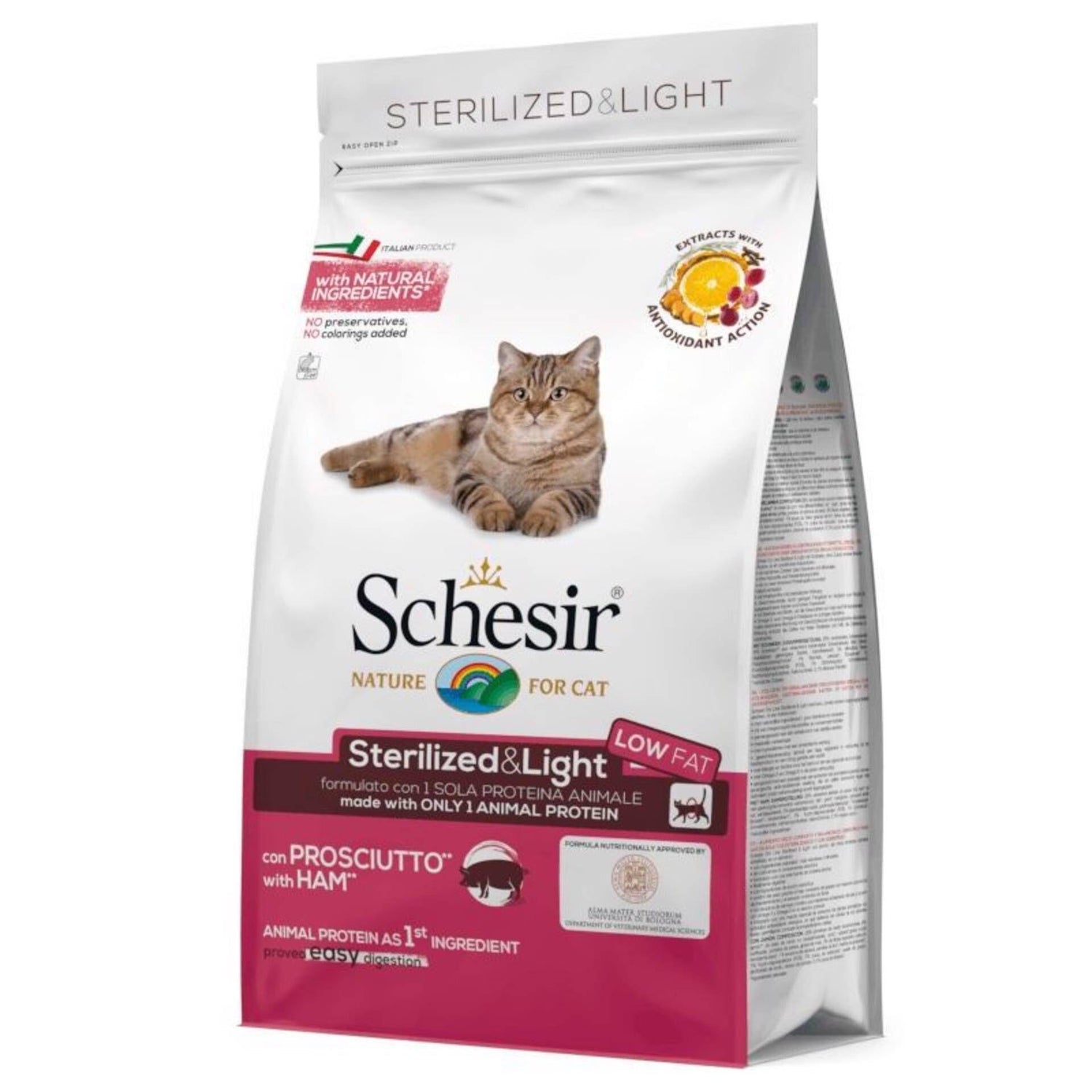 Ração para Gato Esterilizado Presunto Schesir