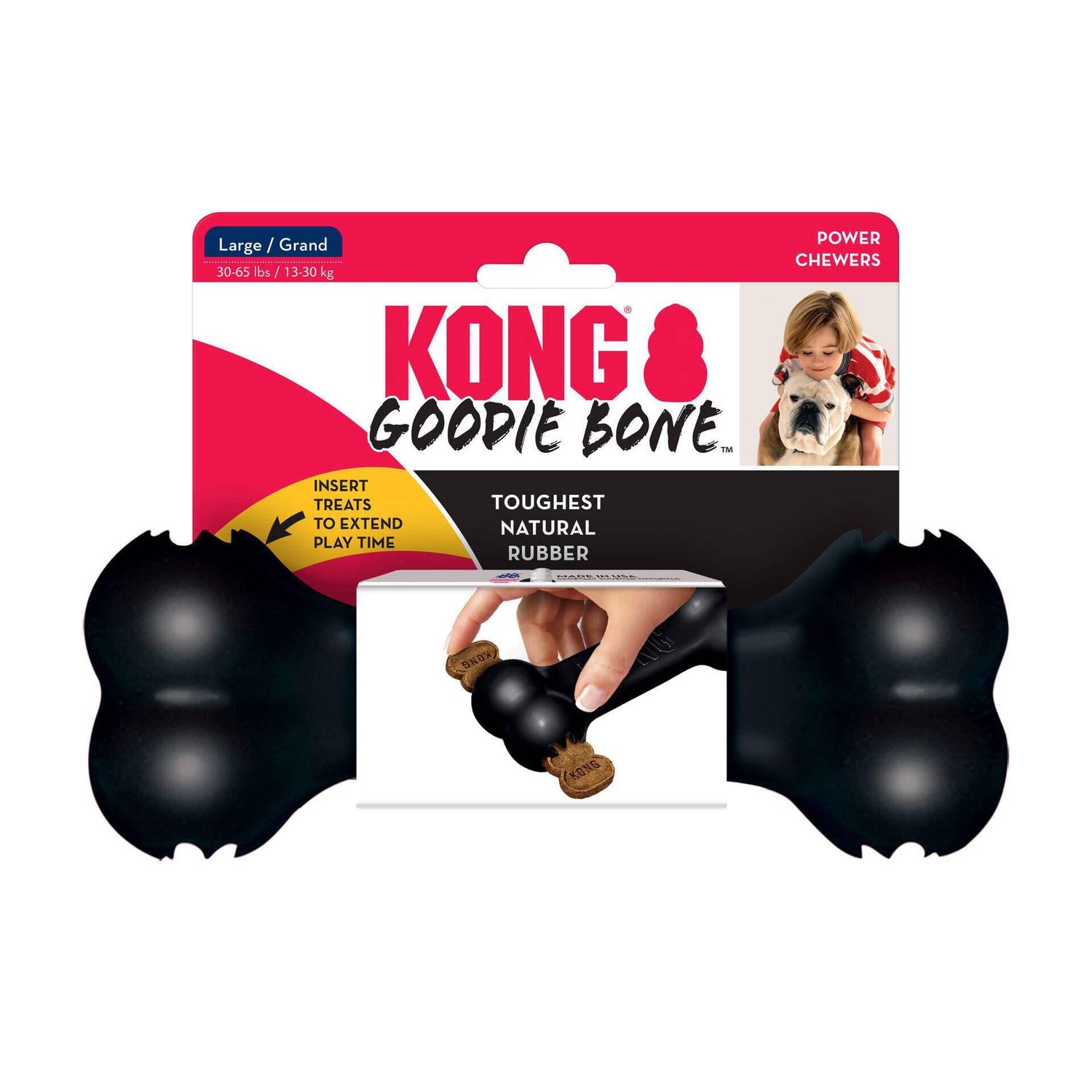 Brinquedo para Cão Goodie Bone Extreme Kong