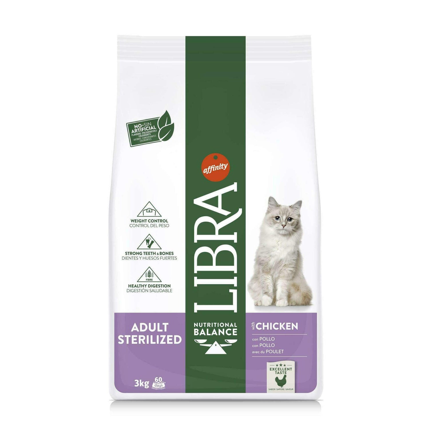 Ração para Gato Adulto Esterilizado Libra