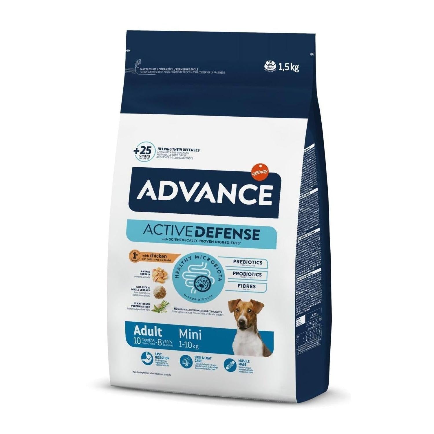 Ração para Cão Adulto Mini Frango e Arroz Affinity Advance