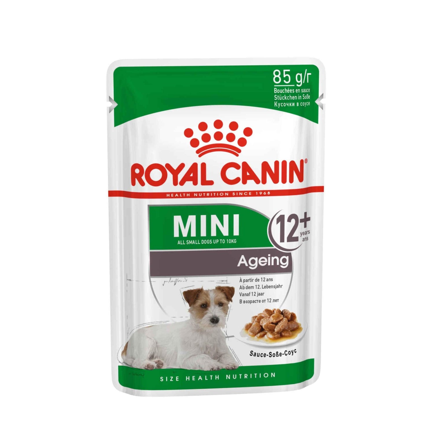 Pack Comida Húmida para Cão Sénior Mini Ageing 12+ Saquetas Royal Canin