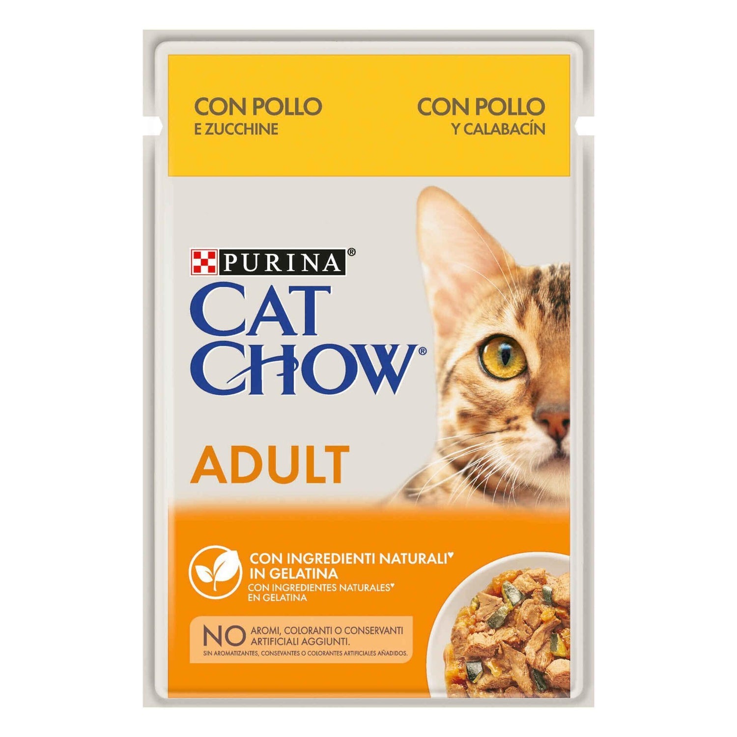 Comida Húmida para Gato Adulto Frango Saquetas Purina Cat Chow