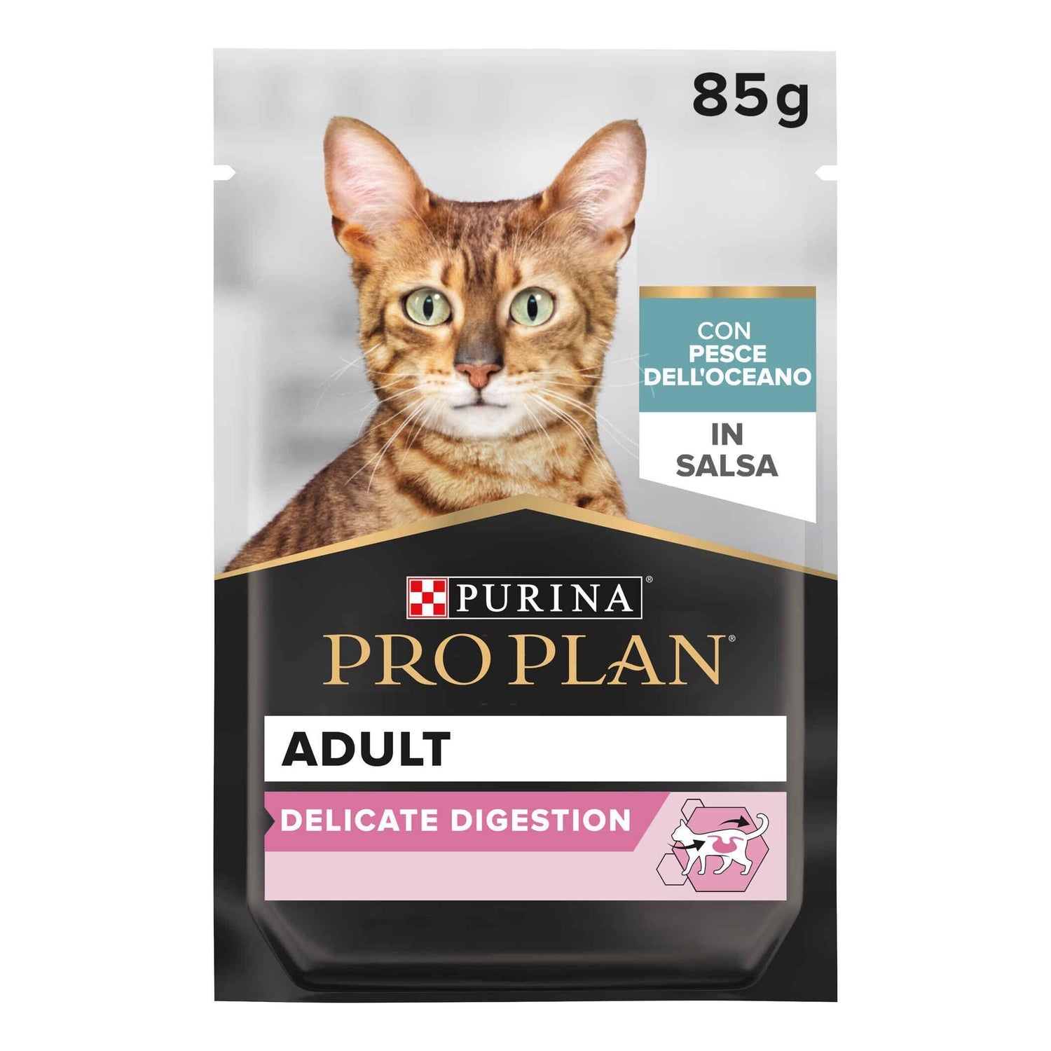 Comida Húmida para Gato Adulto Delicate Gelatina Nutri Savour Peixe Purina Pro Plan