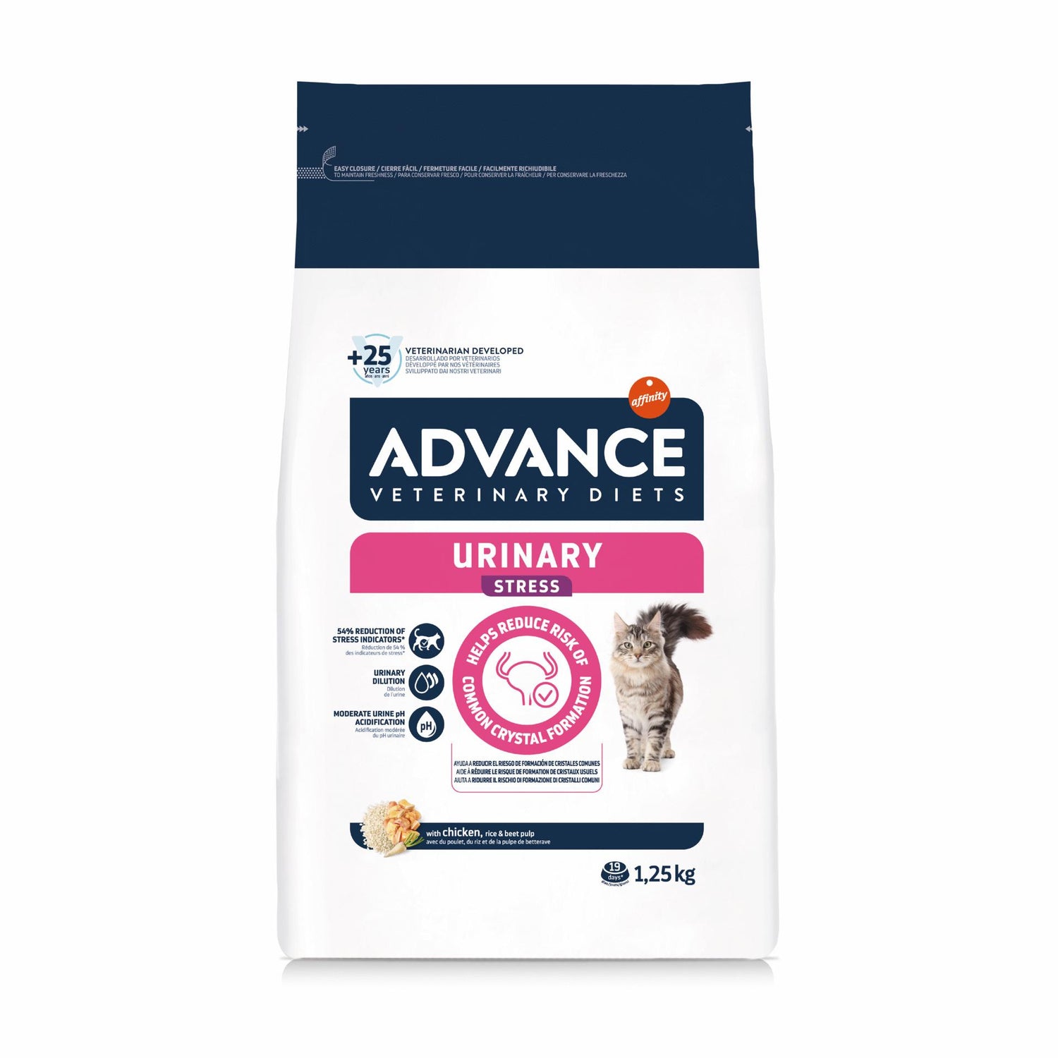 Ração para Gato Adulto Dieta Urinary Stress Affinity Advance Veterinary Diets