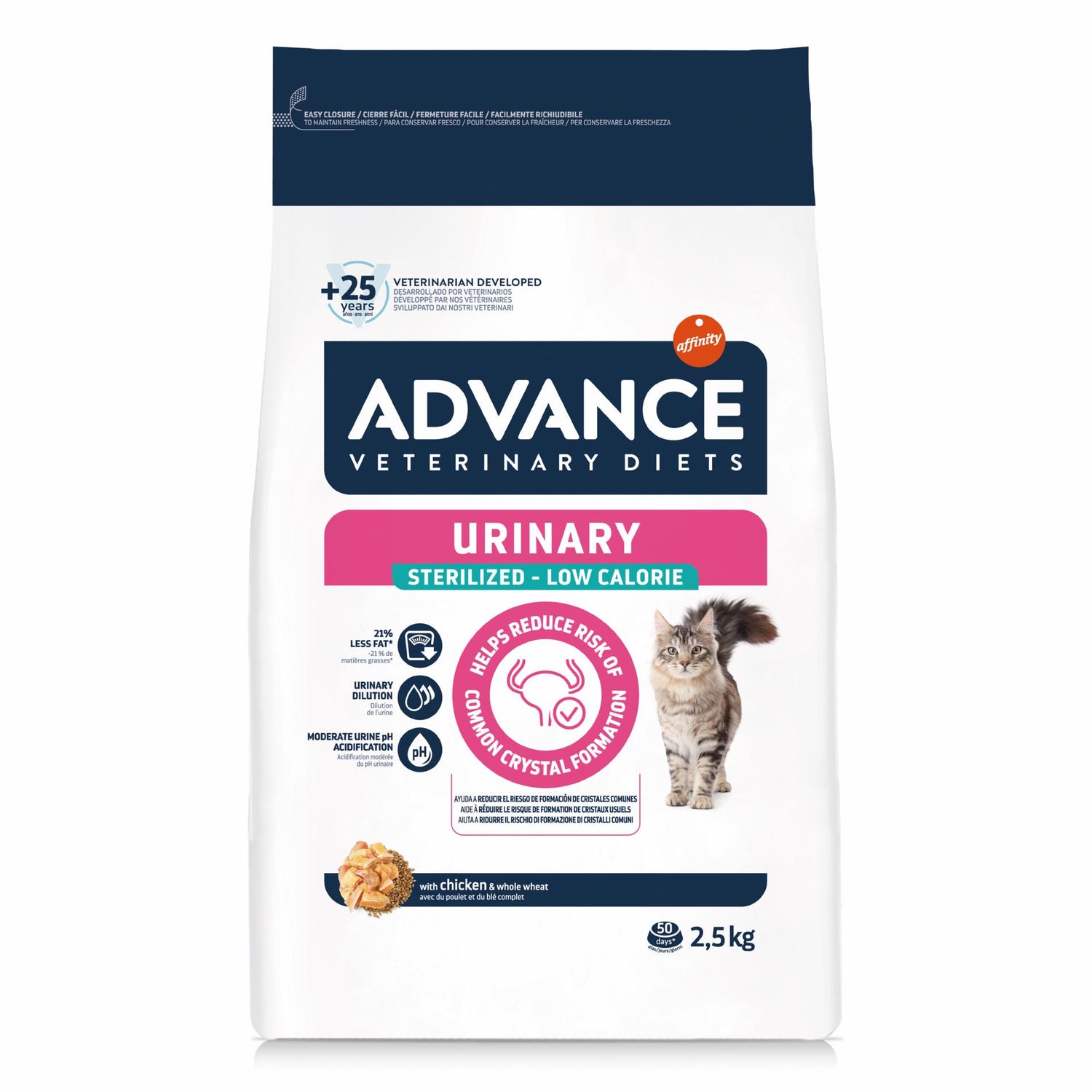 Ração para Gato Adulto Low Calories Affinity Advance Veterinary Diets
