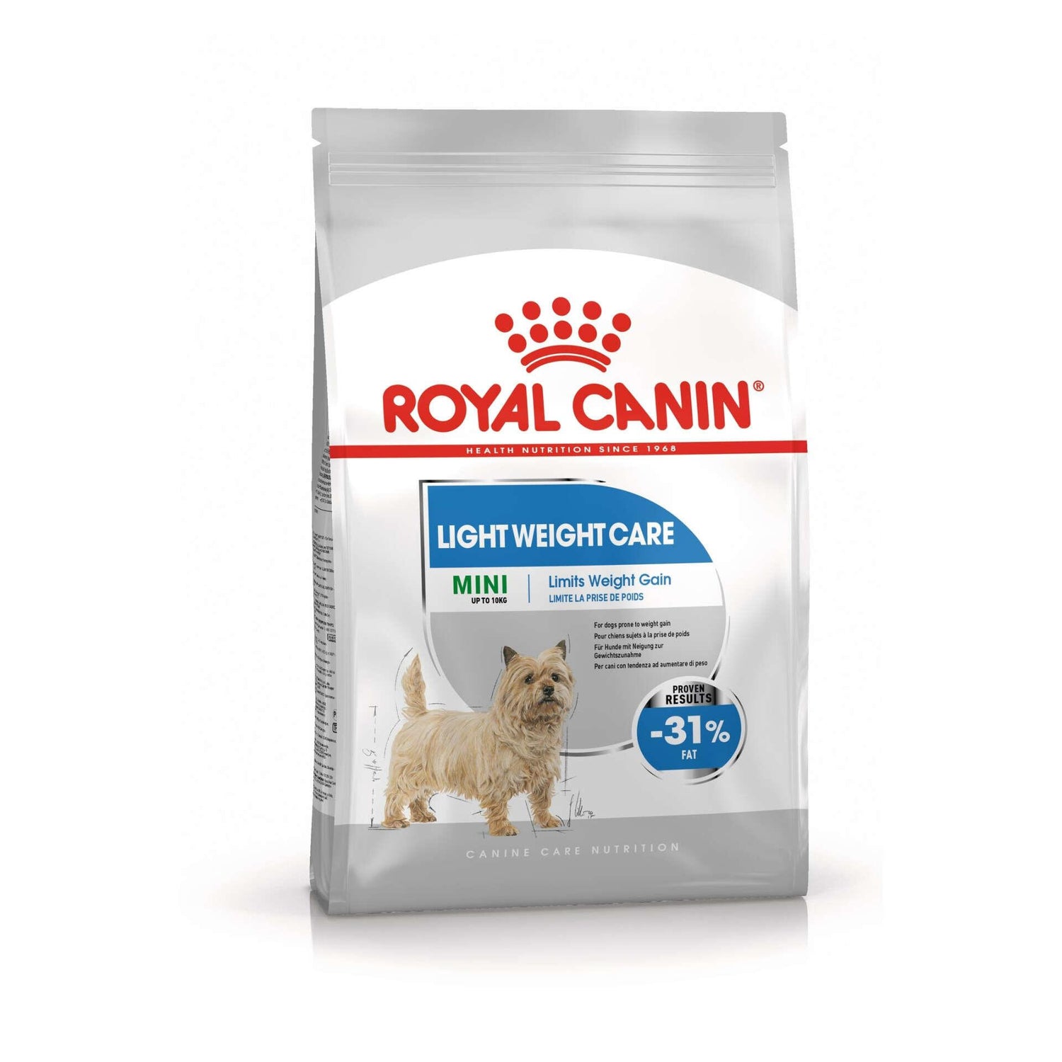 Ração para Cão Adulto Mini Light Weight Care Royal Canin