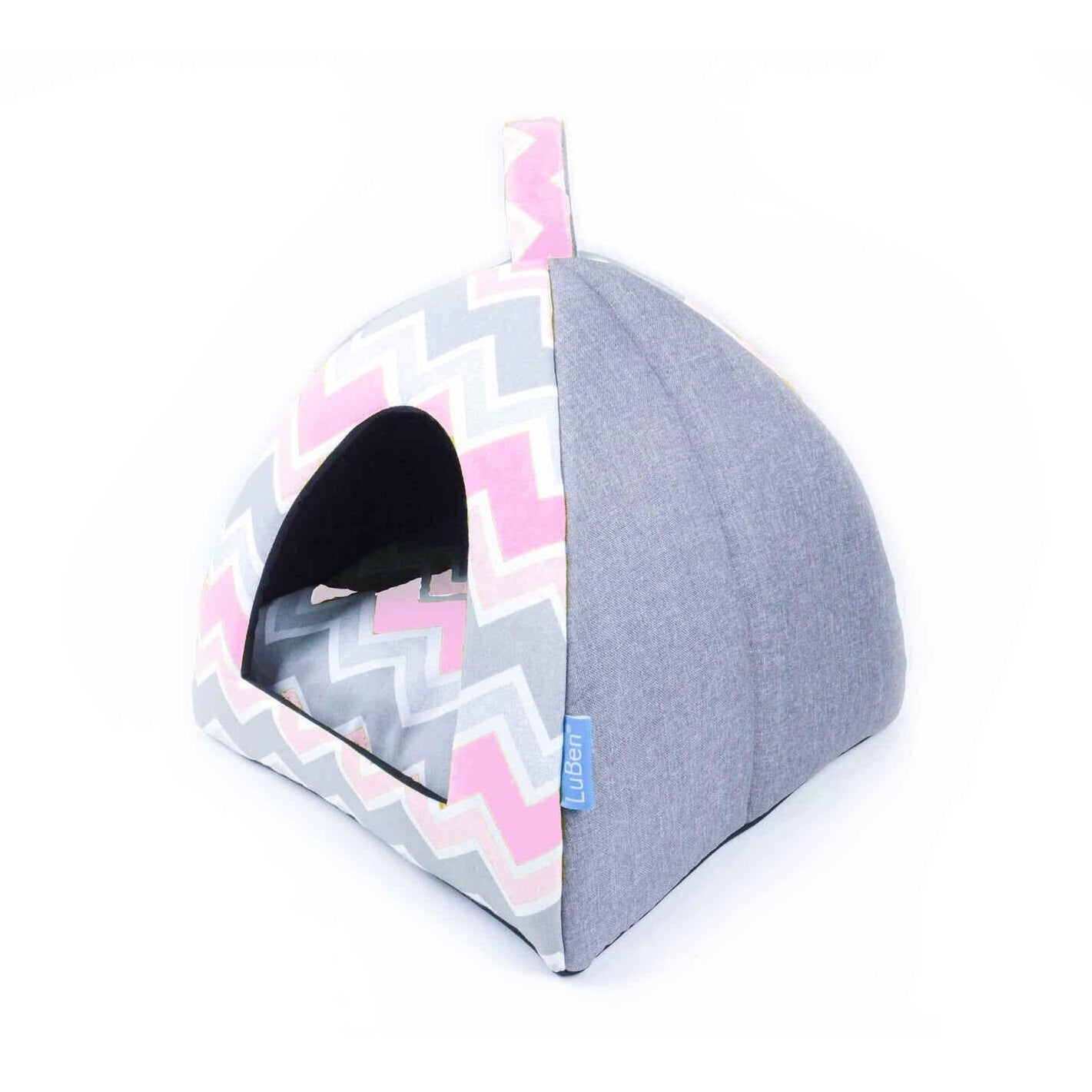 Igloo Spring Chevron Cinza e Rosa Luben