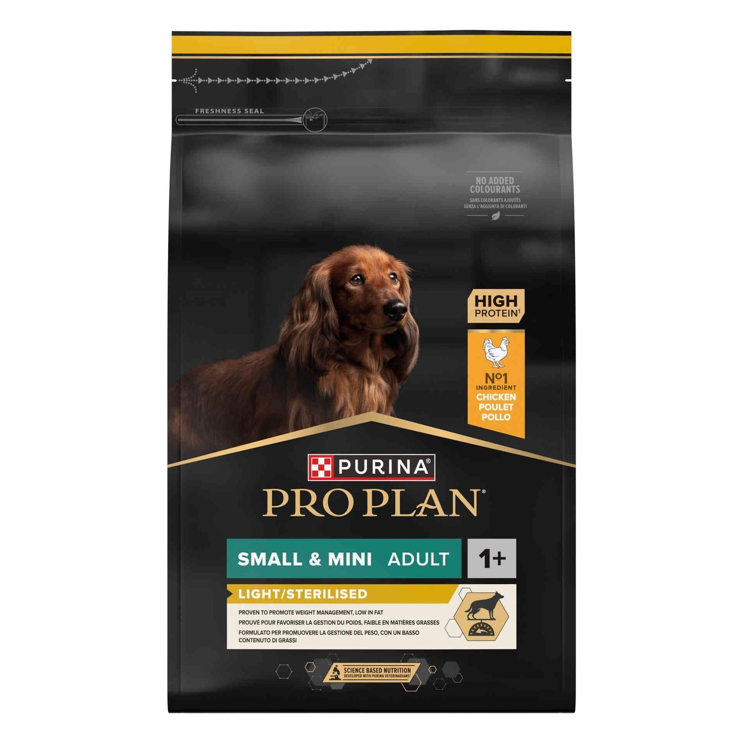 Ração para Cão Adulto Mini Esterilizado Light Frango Purina Pro Plan