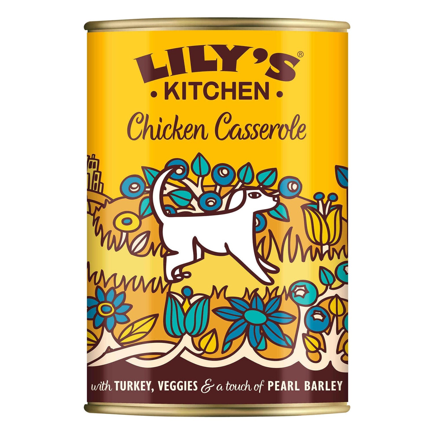 Comida Húmida para Cão Adulto Frango Peru em Lata Lily's Kitchen