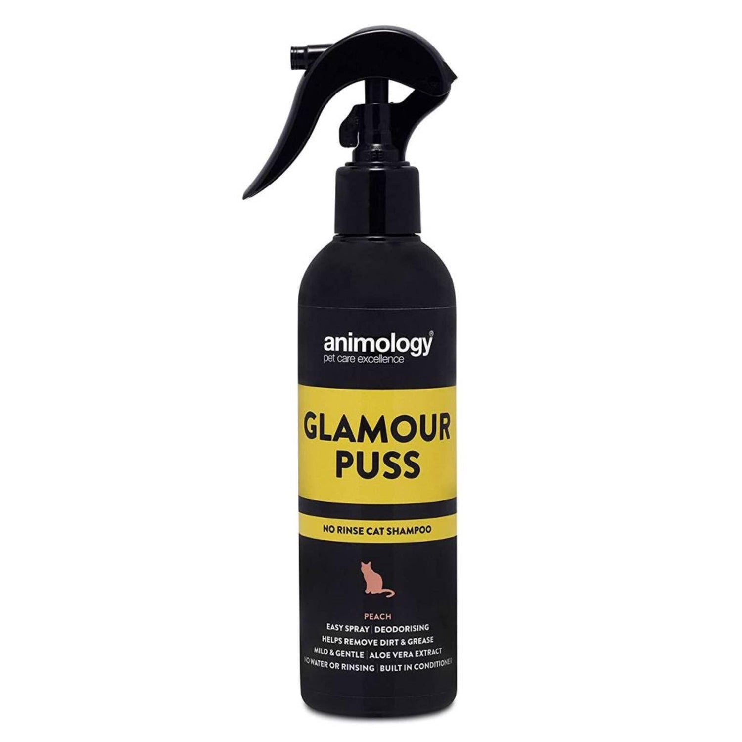 Champô Seco para Gato Glamour Pêssego Animology